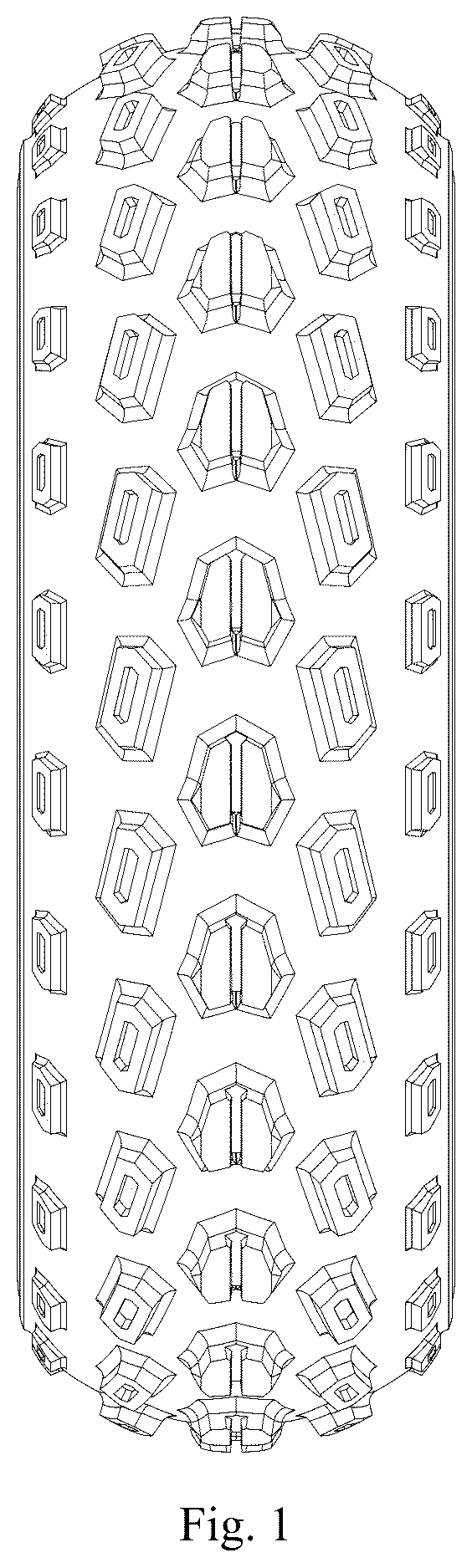 Patent USD1076773 — Tire — Figure 1