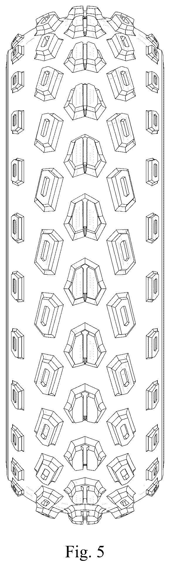 Patent USD1076773 Figure 5 – Tire