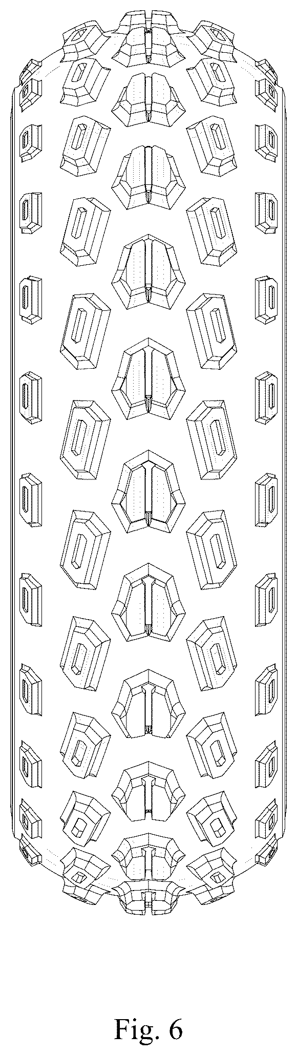 Patent USD1076773 Figure 6 – Tire