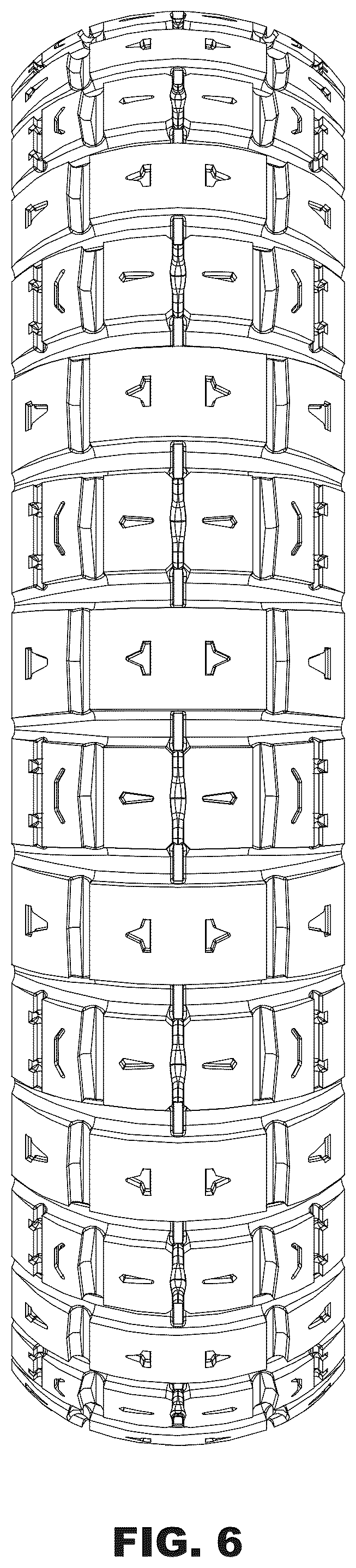 Patent USD1076774 Figure 6 – Tire