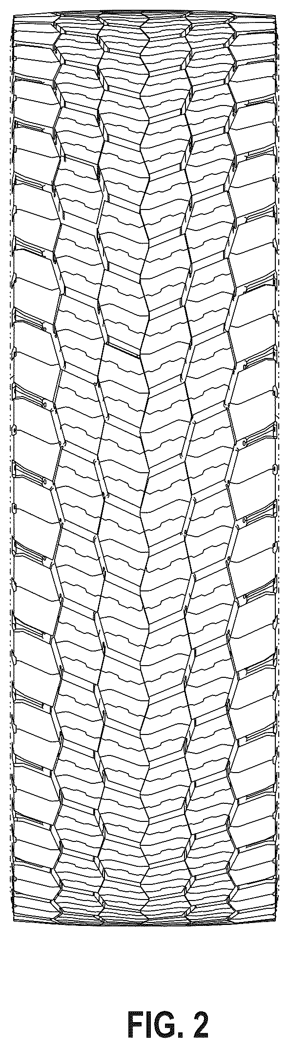Patent USD1076775 Figure 2 – Tire