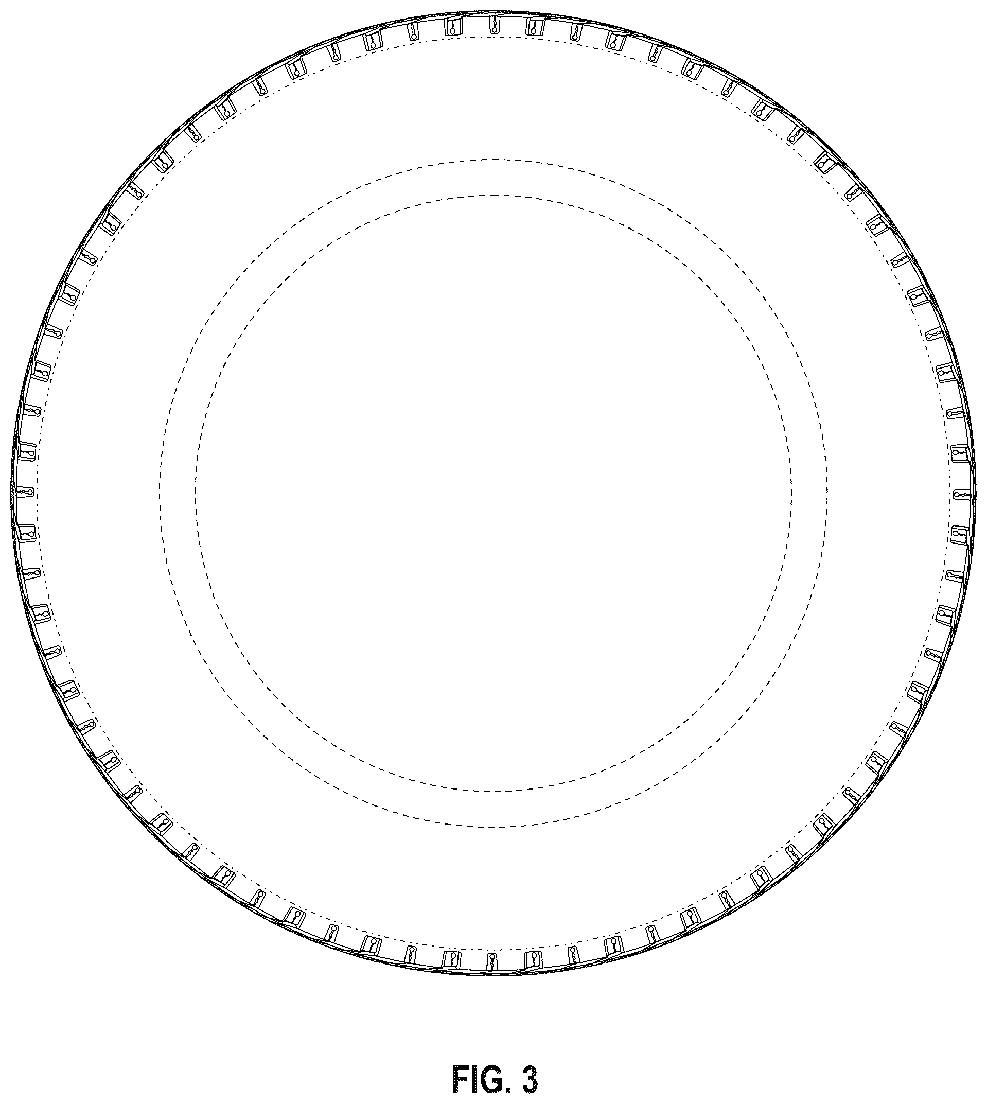 Patent USD1076775 Figure 3 – Tire