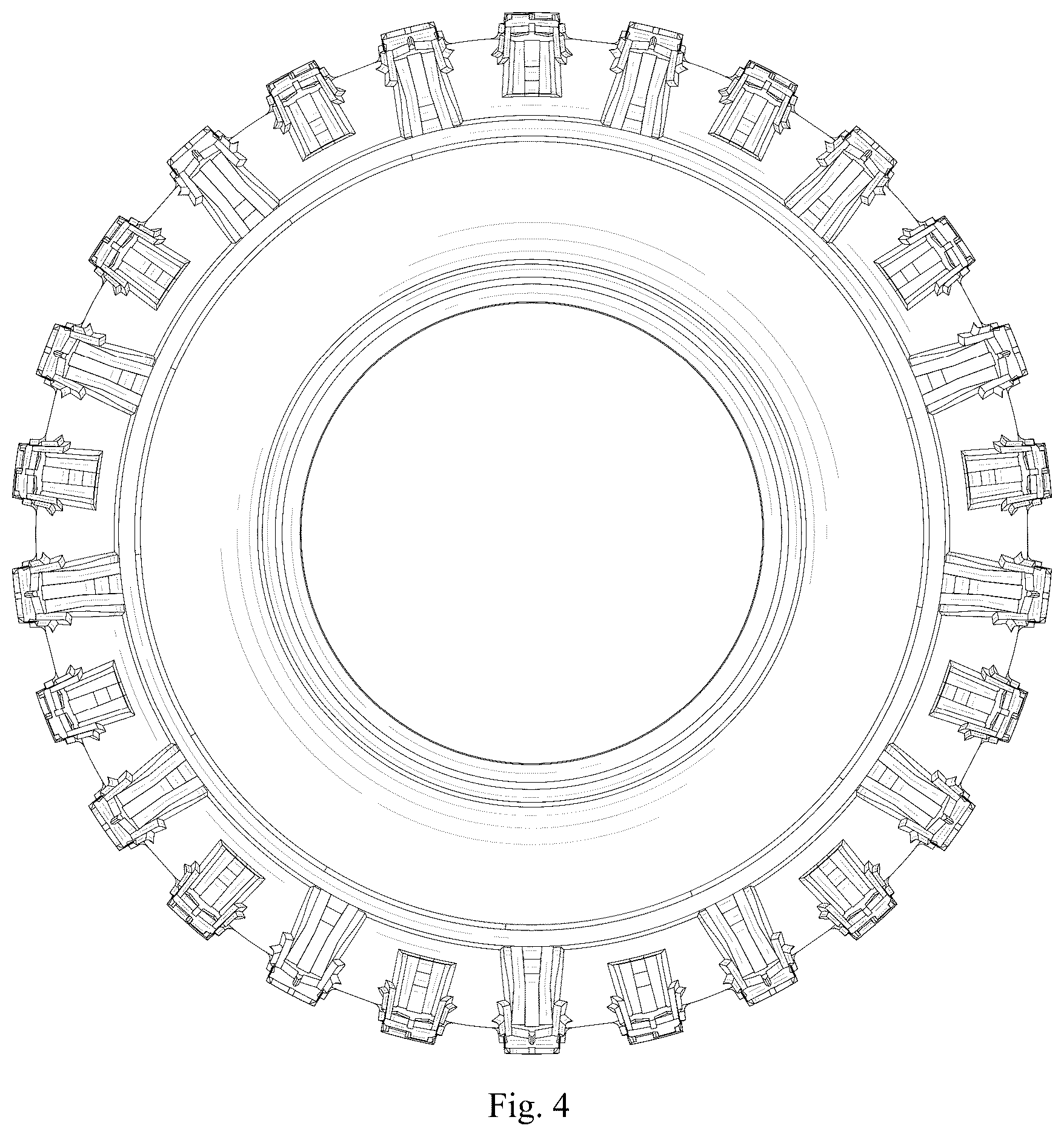 Patent USD1076778 Figure 4 – Tire
