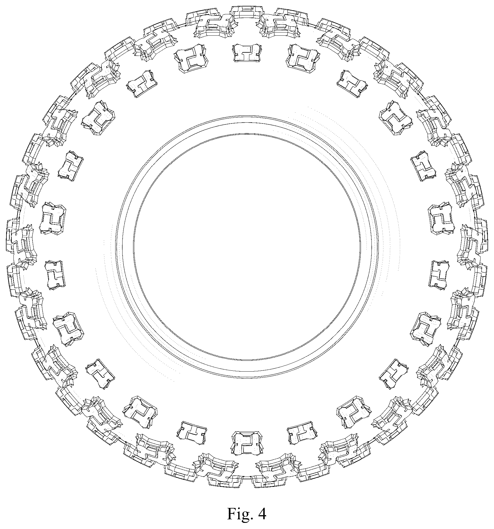 Patent USD1076779 Figure 4 – Tire