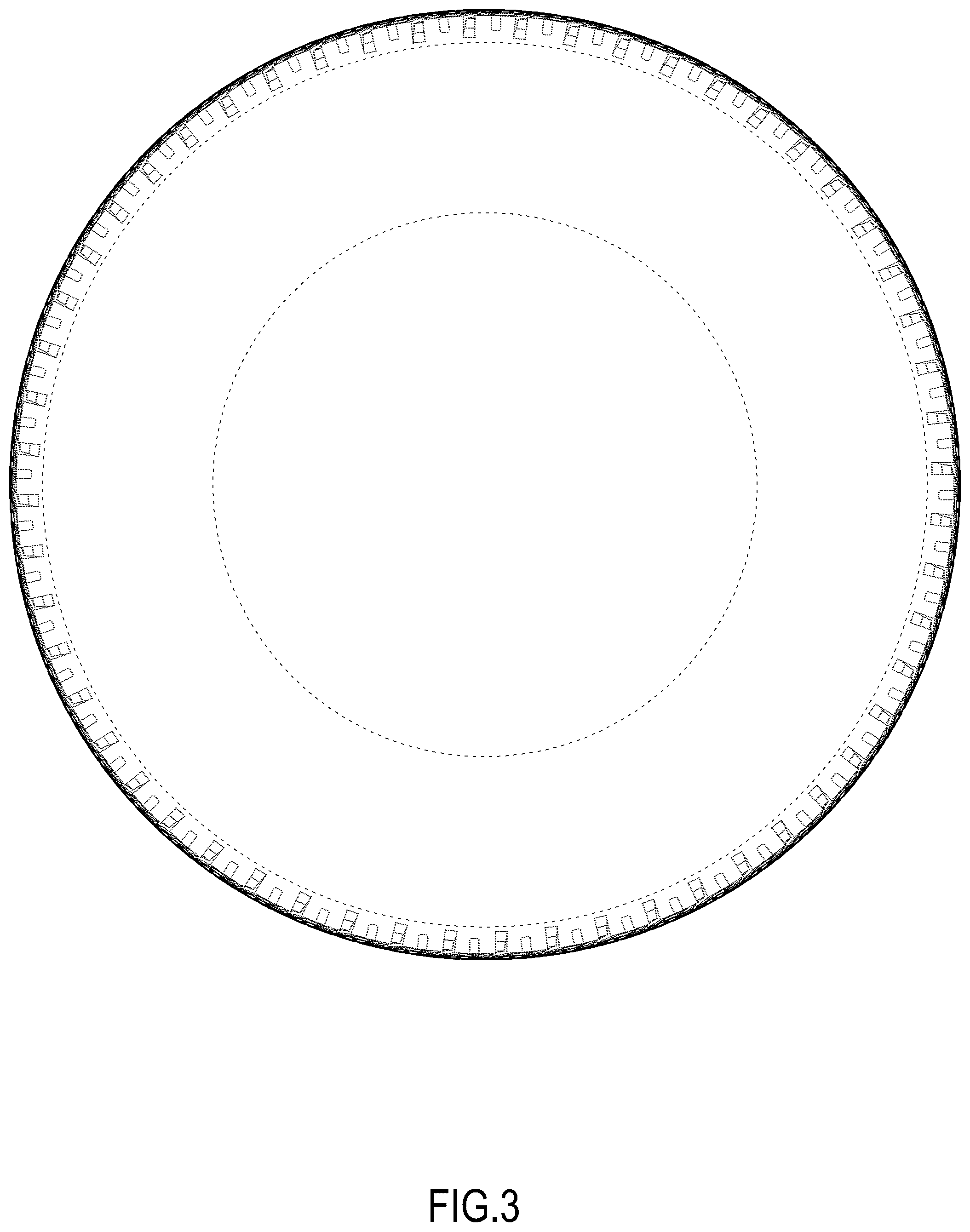 Patent USD1076782 Figure 3 – Tire