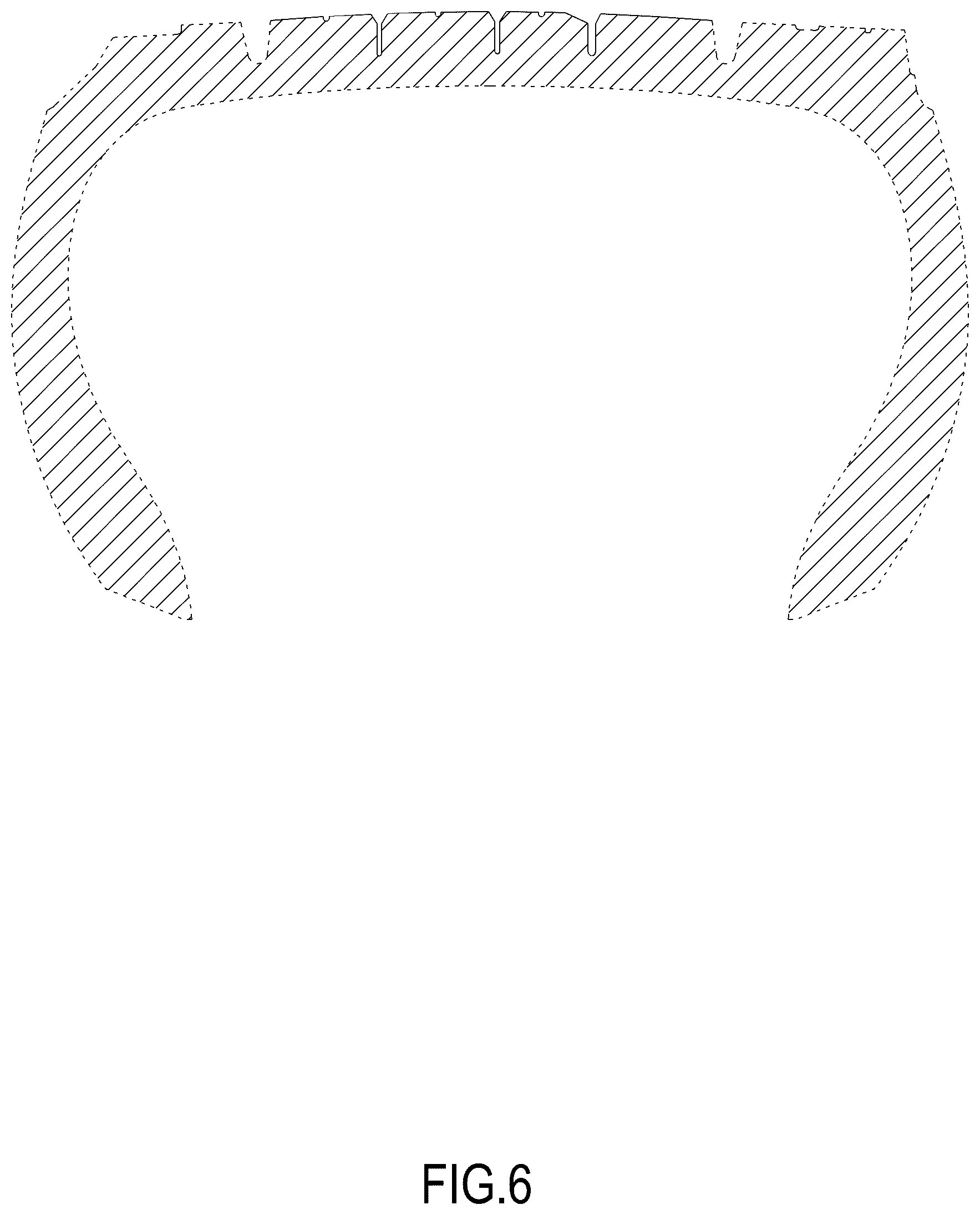 Patent USD1076782 Figure 6 – Tire