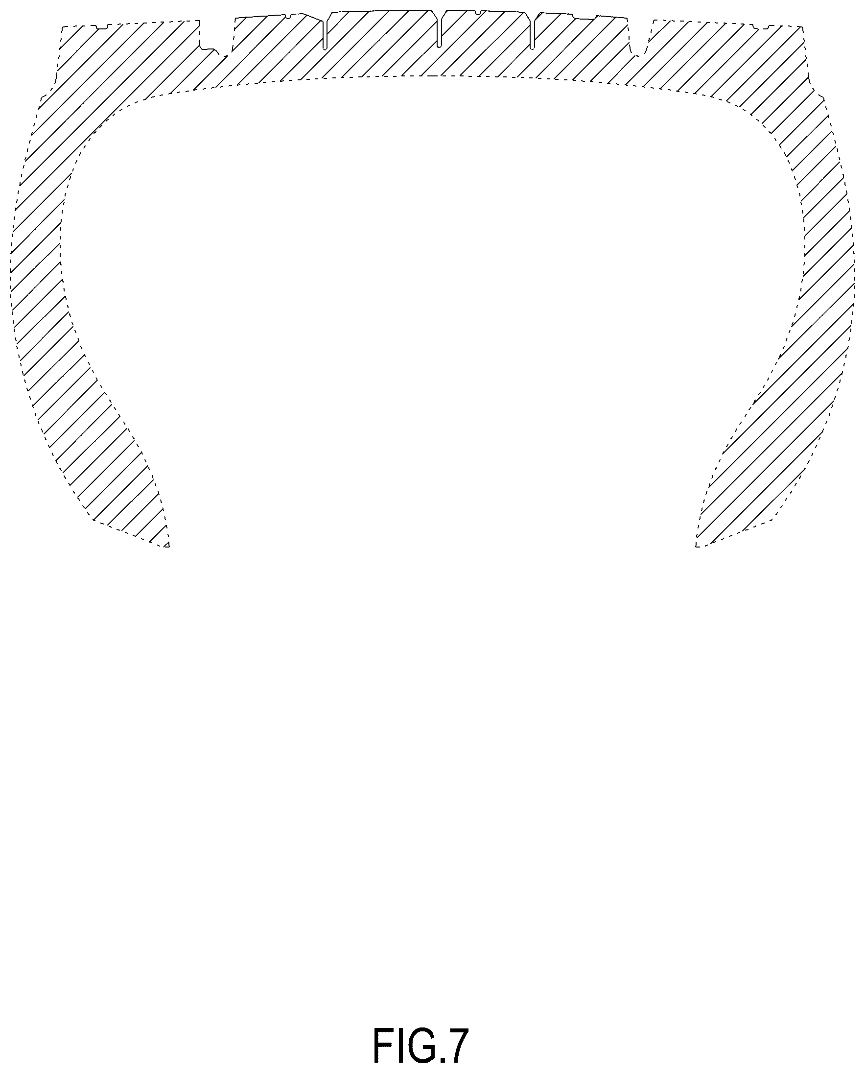 Patent USD1076782 Figure 7 – Tire