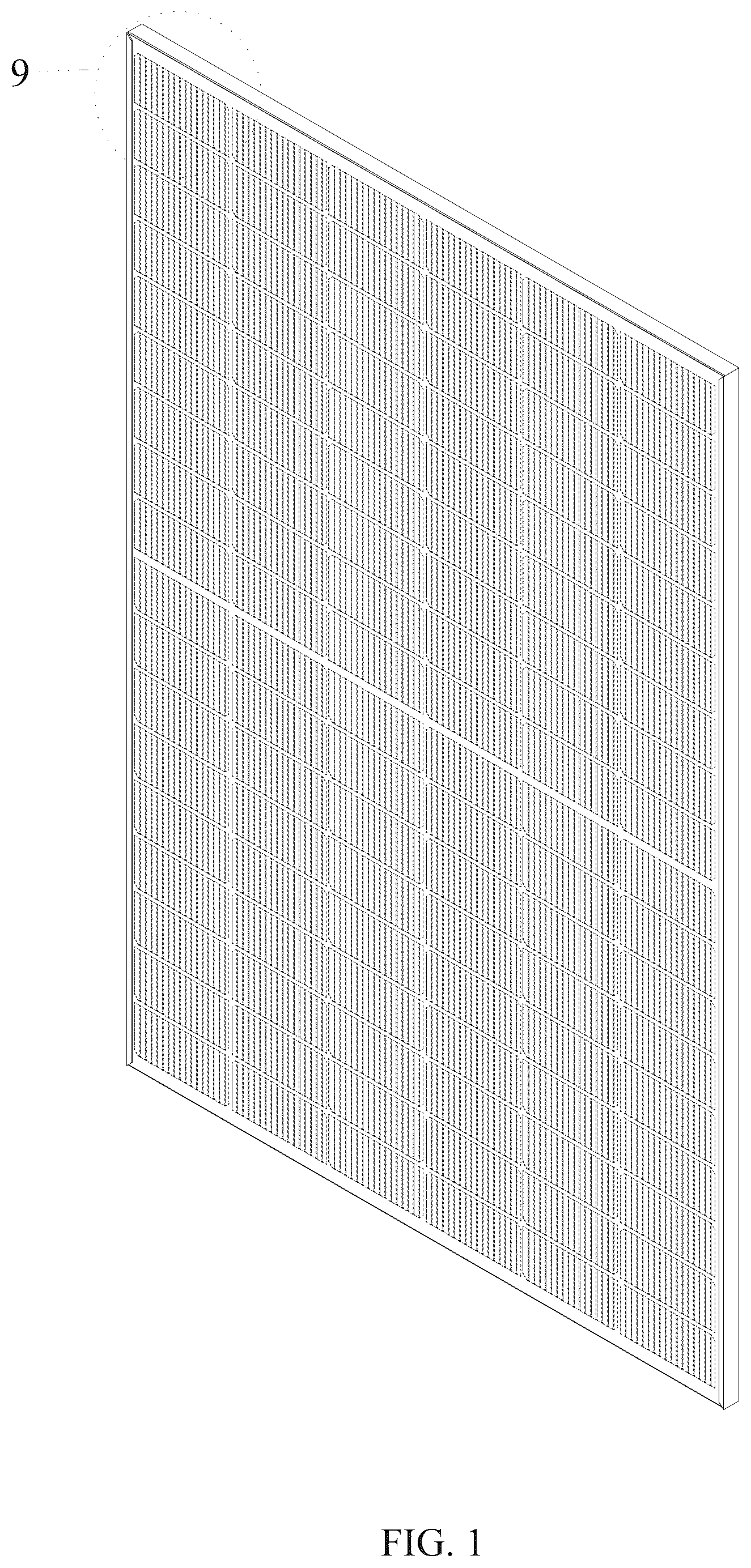Patent USD1076784 Figure 1 – Photo-voltaic module