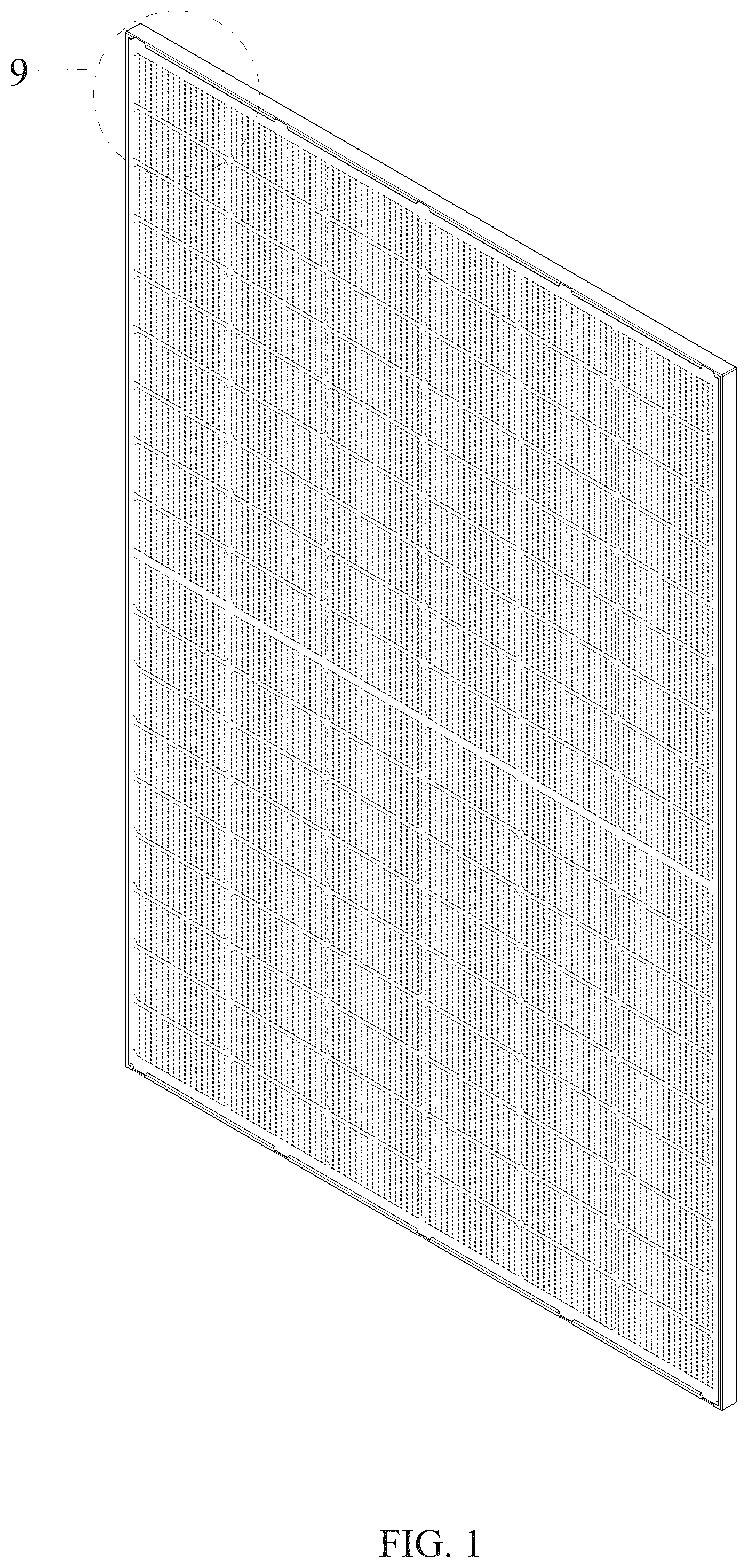 Patent USD1076785 Figure 1 – Photo-voltaic module