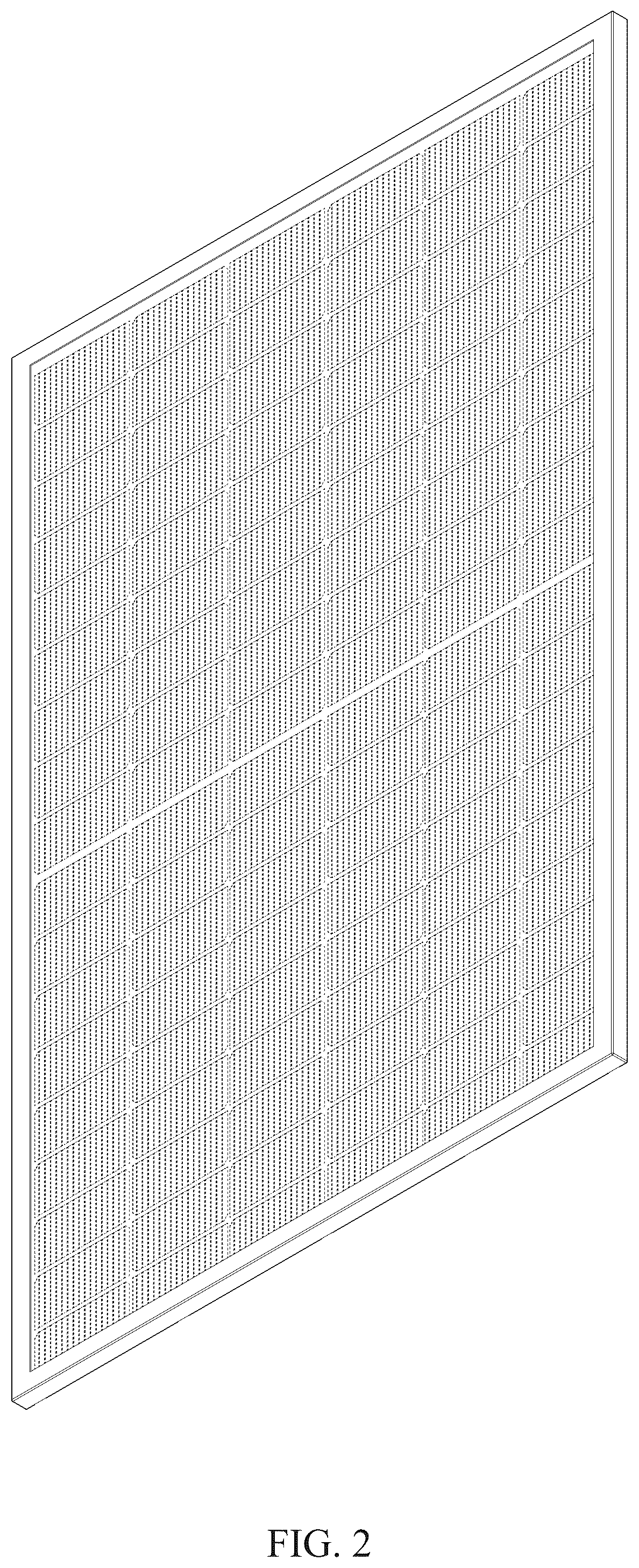 Patent USD1076785 Figure 2 – Photo-voltaic module