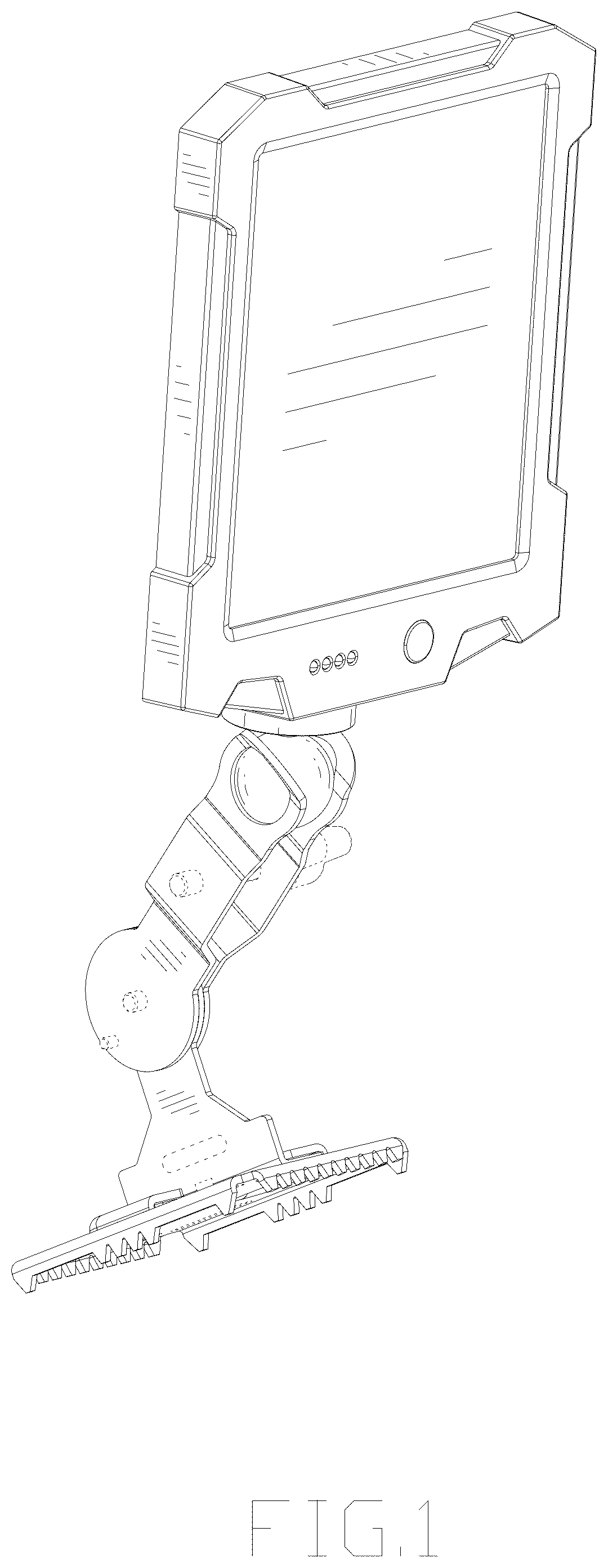 Patent USD1076786 Figure 1 – Solar panel