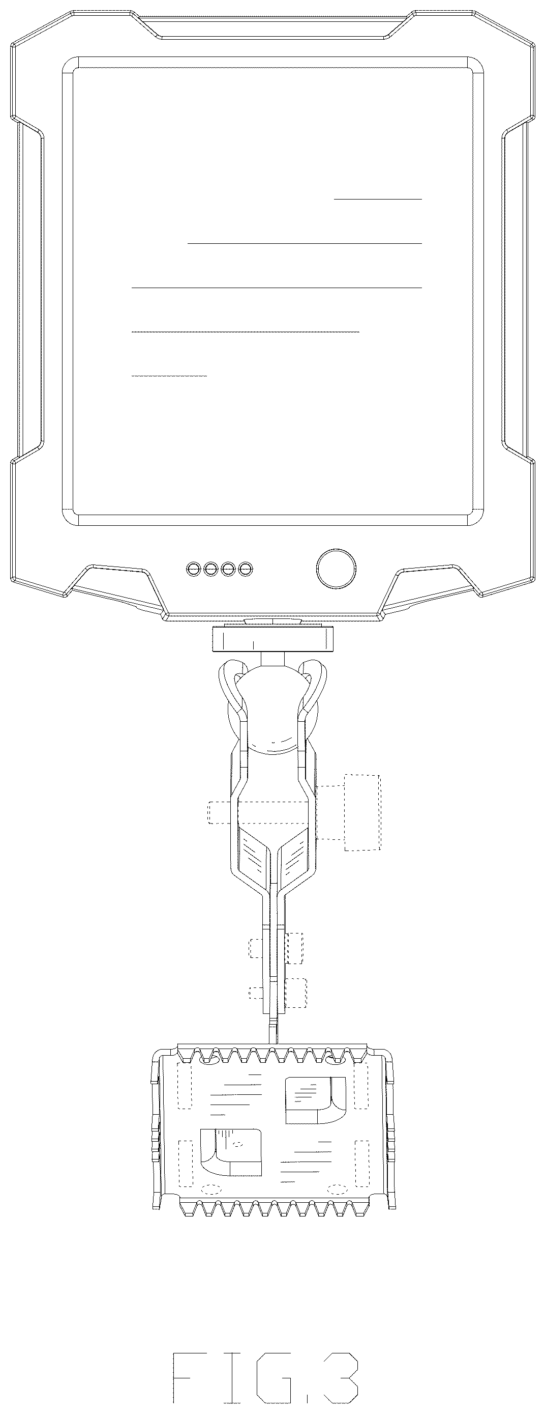 Patent USD1076786 Figure 3 – Solar panel