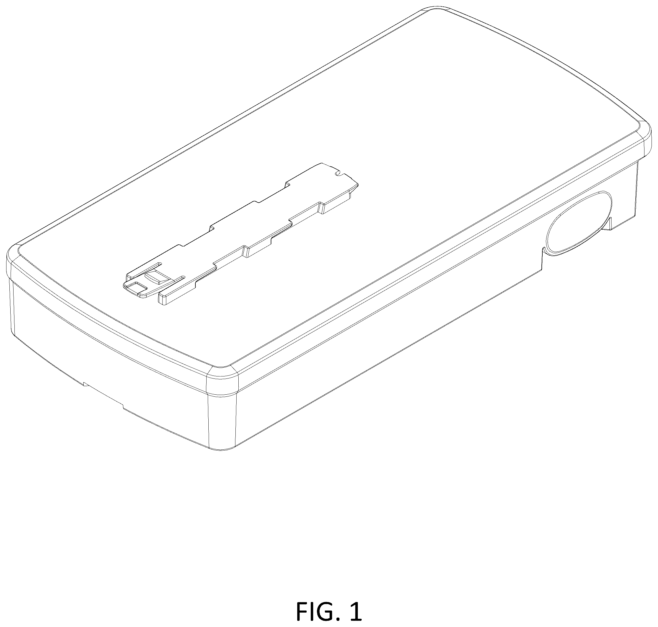 Patent USD1076788 Figure 1 – Battery box