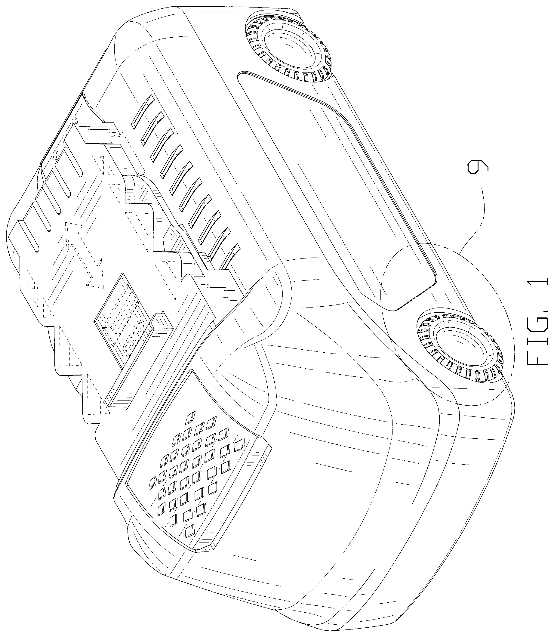 Patent USD1076790 Figure 1 – Rechargeable battery