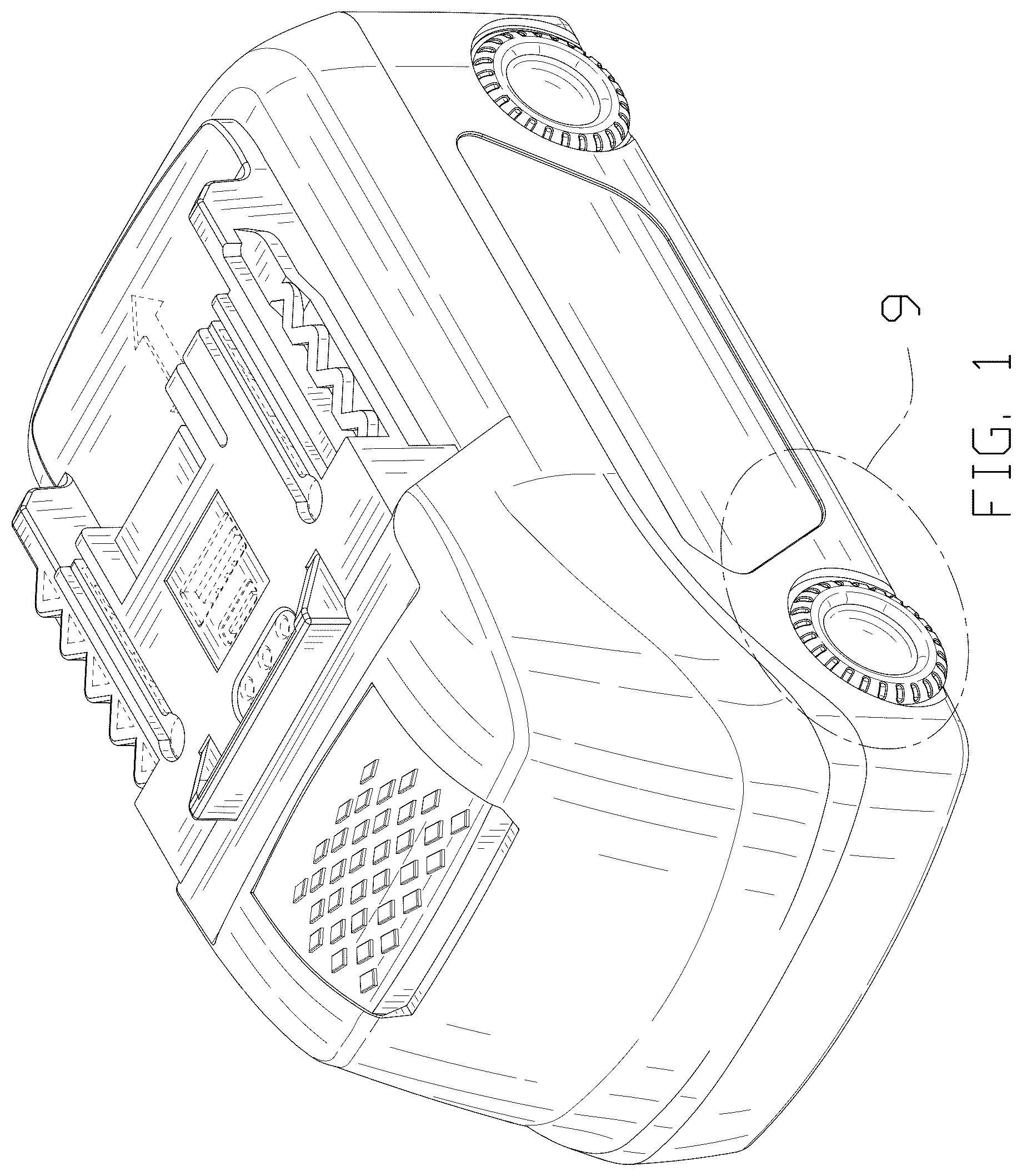 Patent USD1076791 Figure 1 – Rechargeable battery