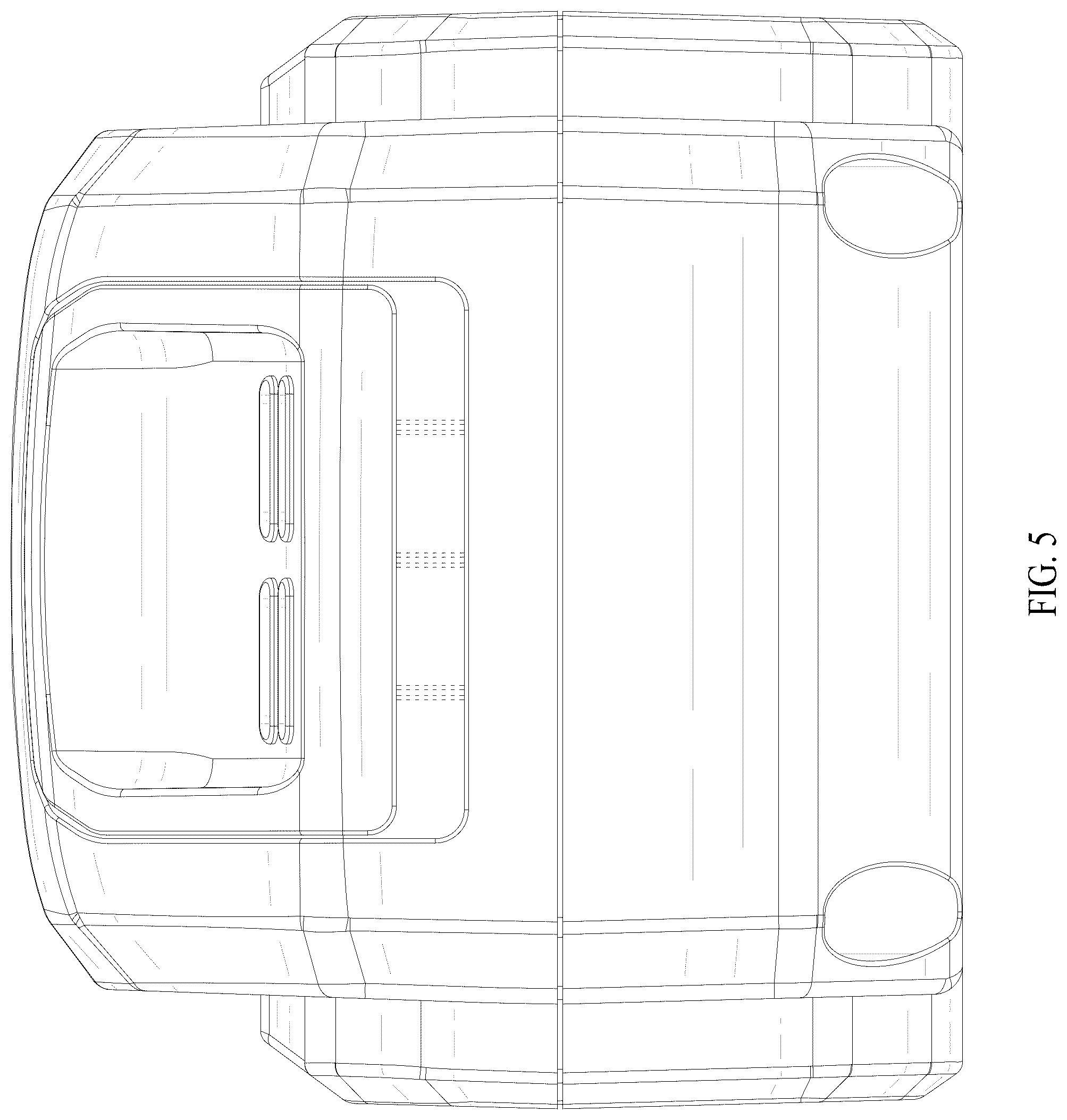 Patent USD1076796 Figure 5 – Battery pack