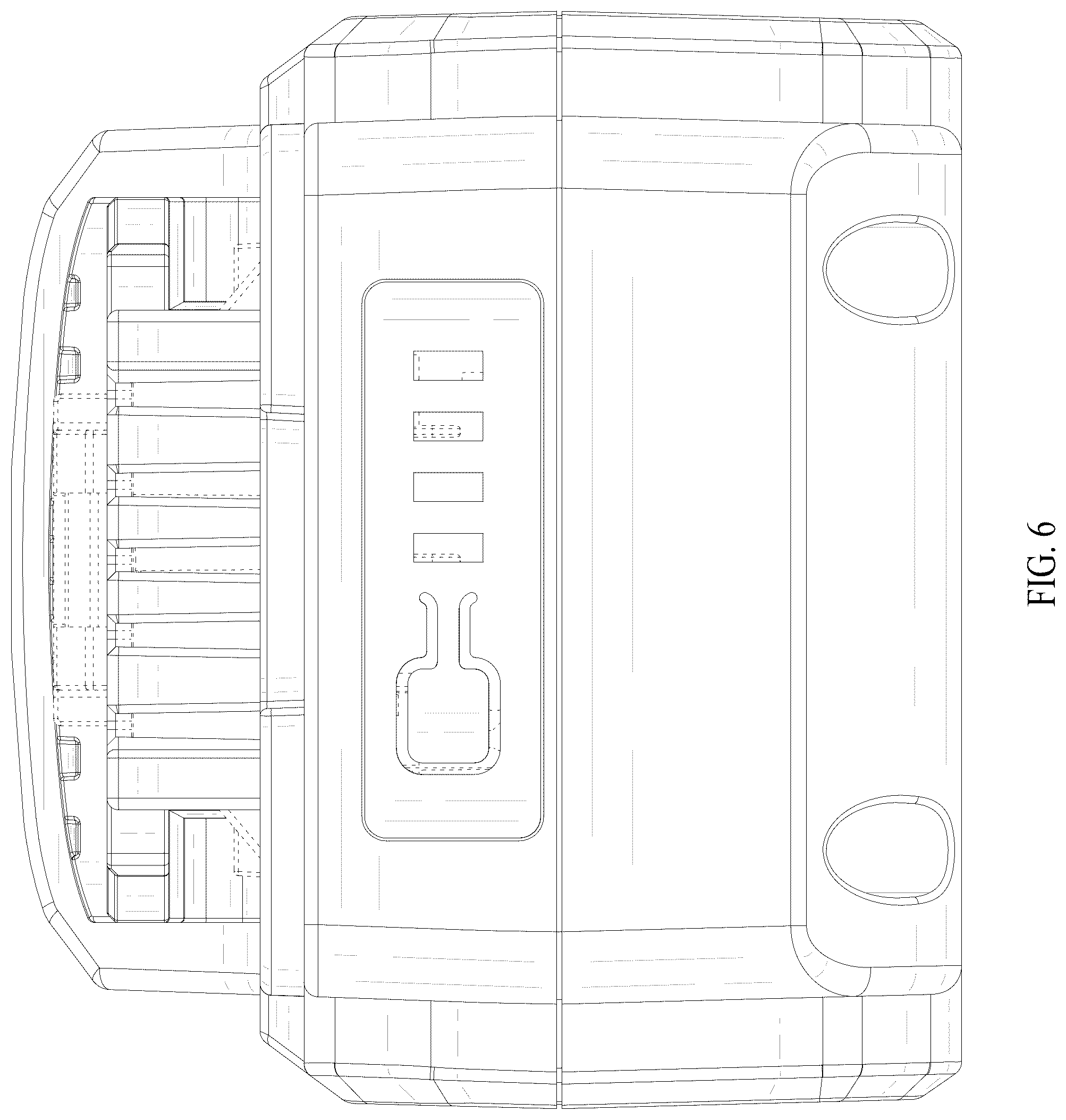 Patent USD1076796 Figure 6 – Battery pack