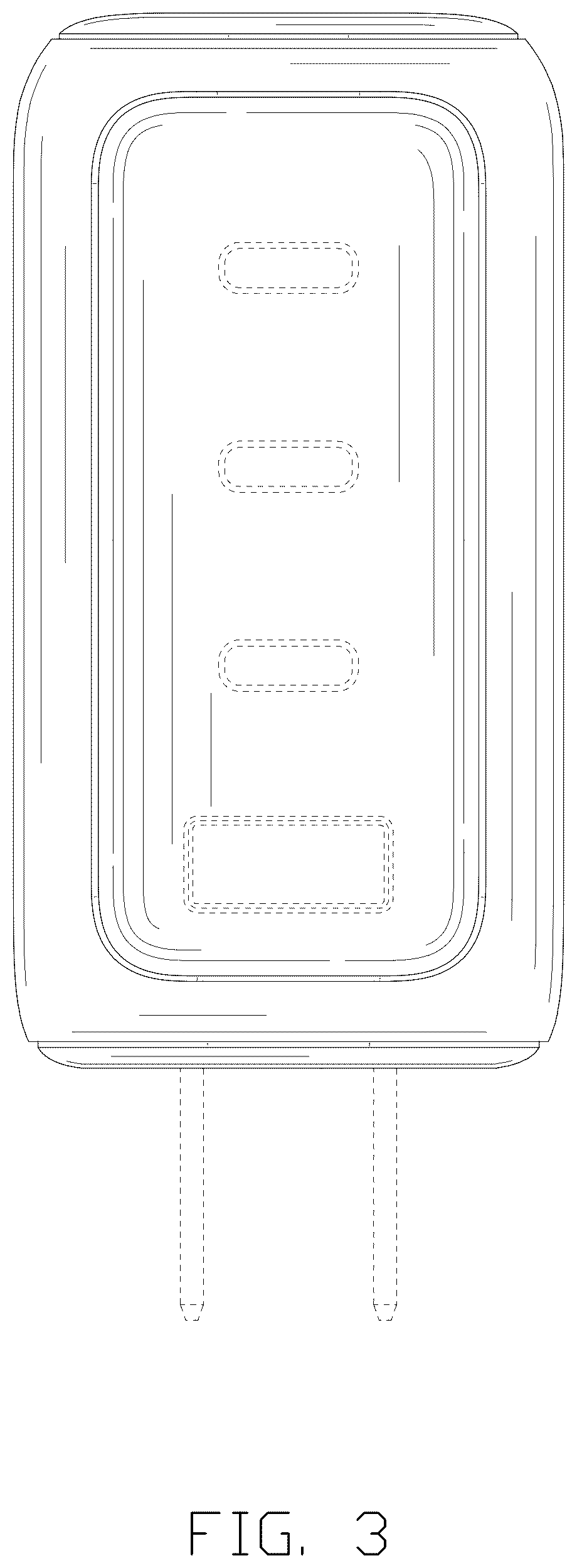 Patent USD1076797 Figure 3 – Charger