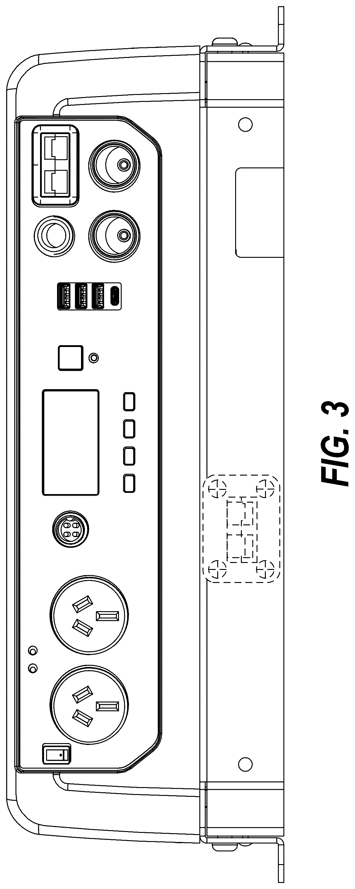 Patent USD1076799 Figure 3 – Power management module