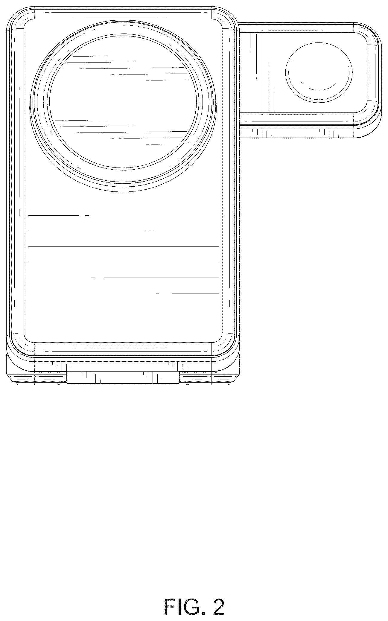 Patent USD1076804 Figure 2 – Wireless charger
