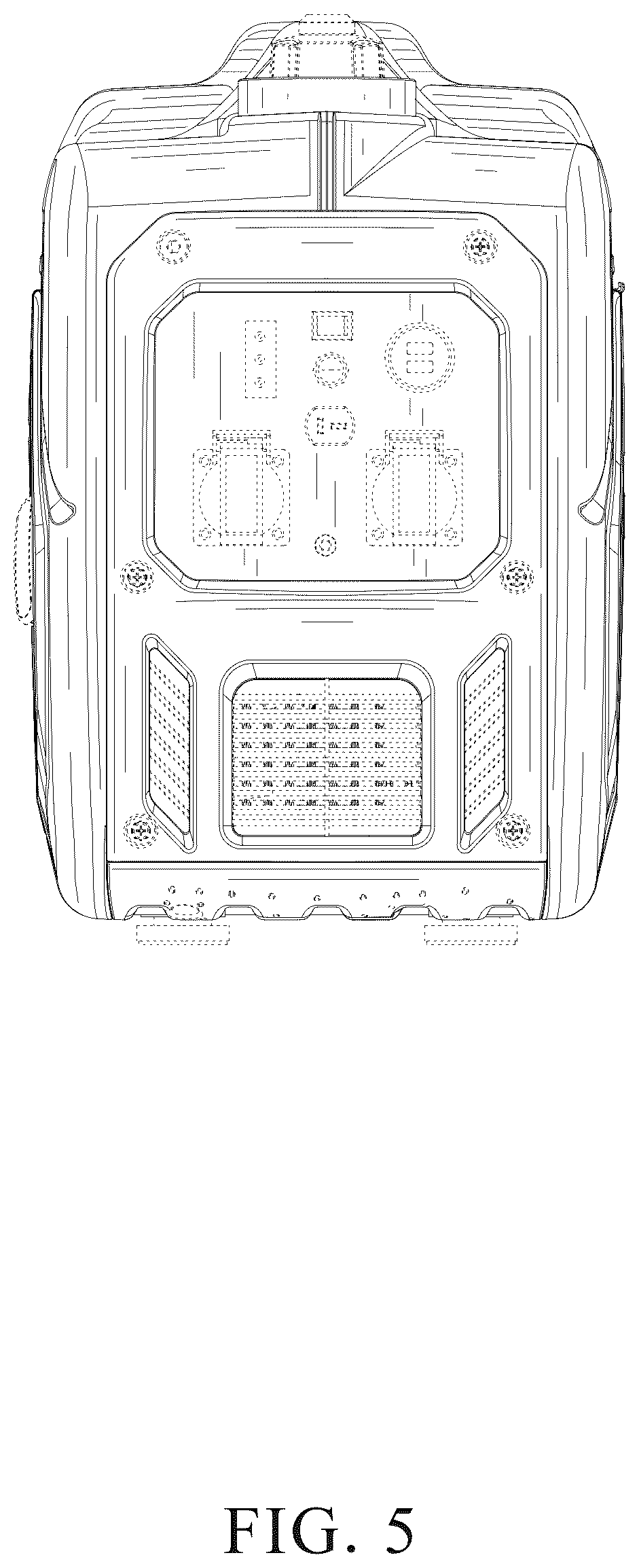 Patent USD1076810 Figure 5 – Inverter generator