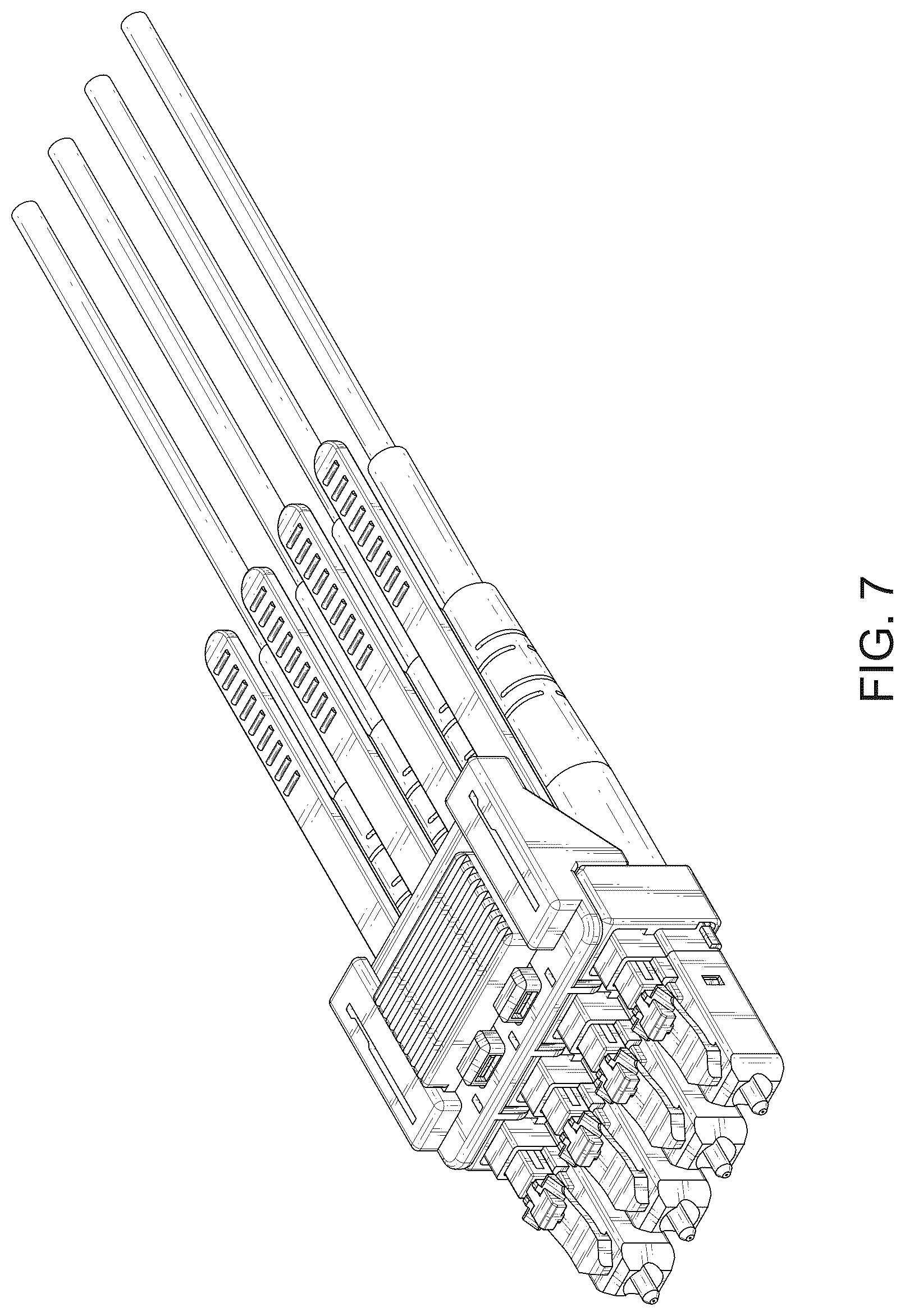 Patent USD1076811 Figure 7 – Optical connector
