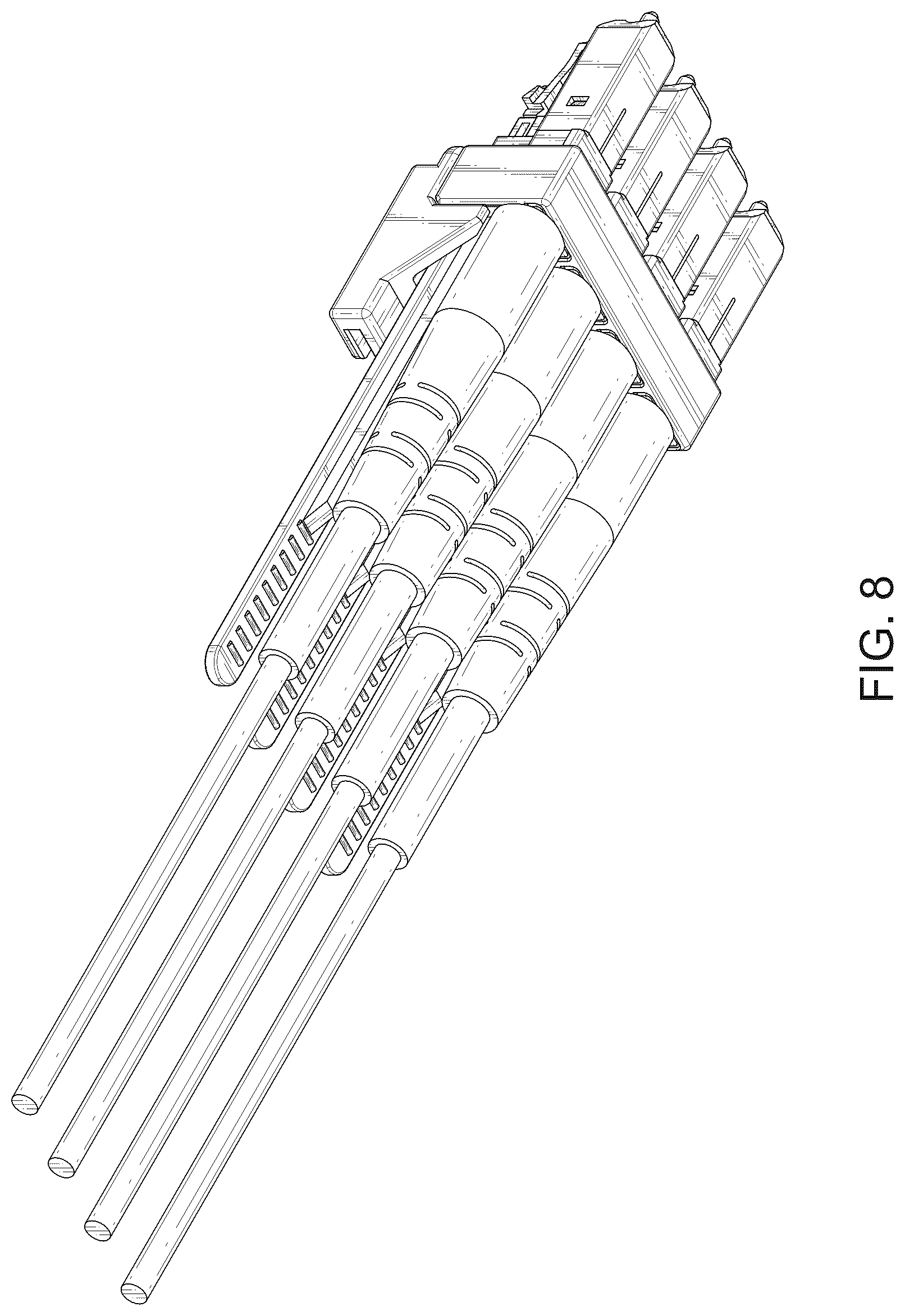 Patent USD1076811 Figure 8 – Optical connector