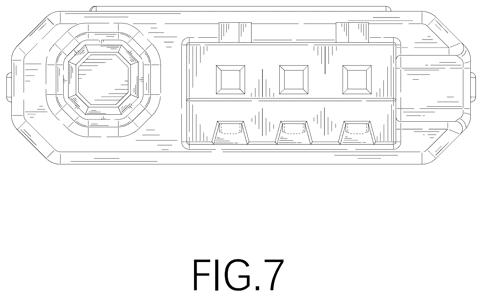Patent USD1076812 Figure 7 – Charging plug