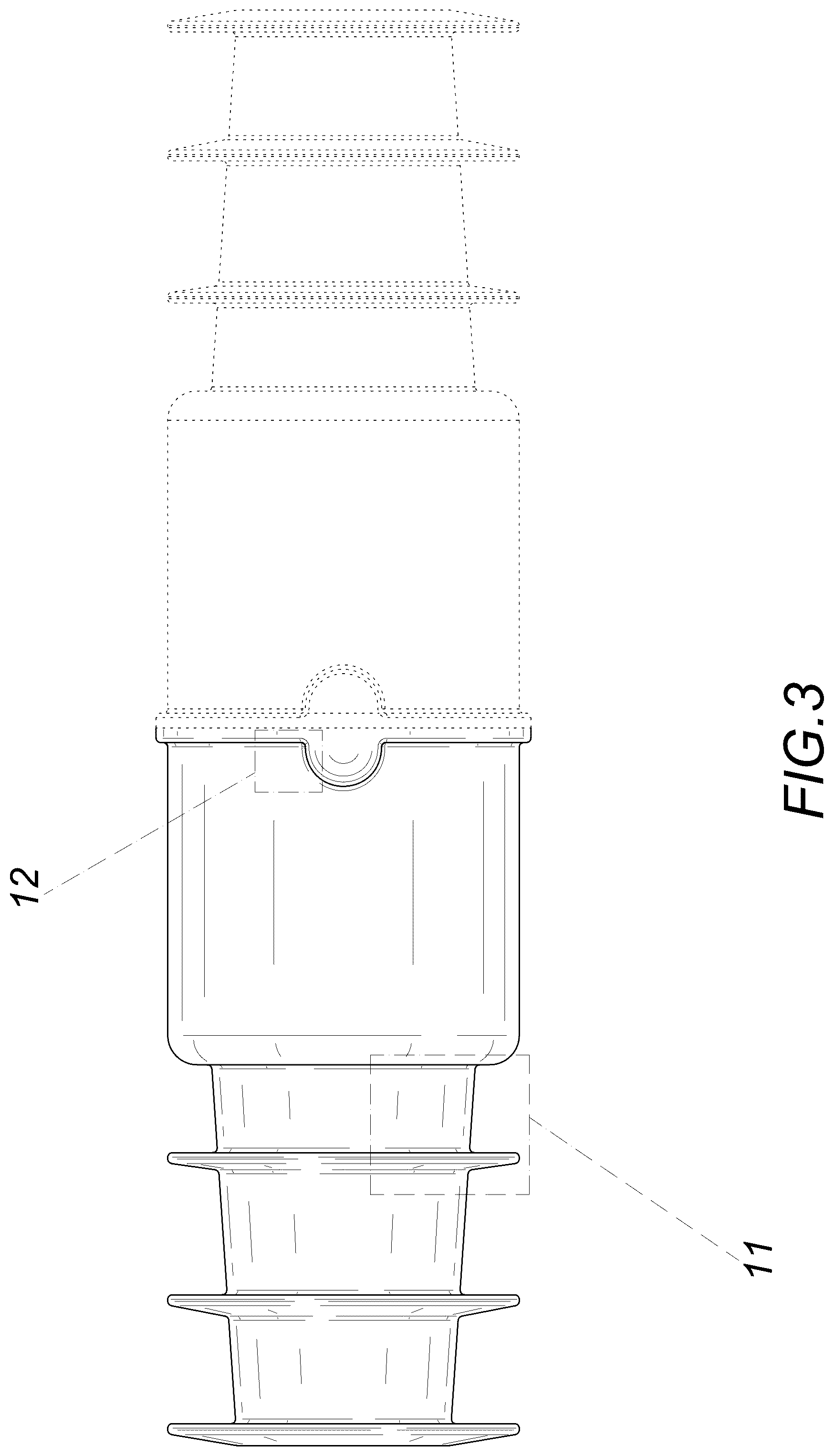 Patent USD1076814 Figure 3 – Connector