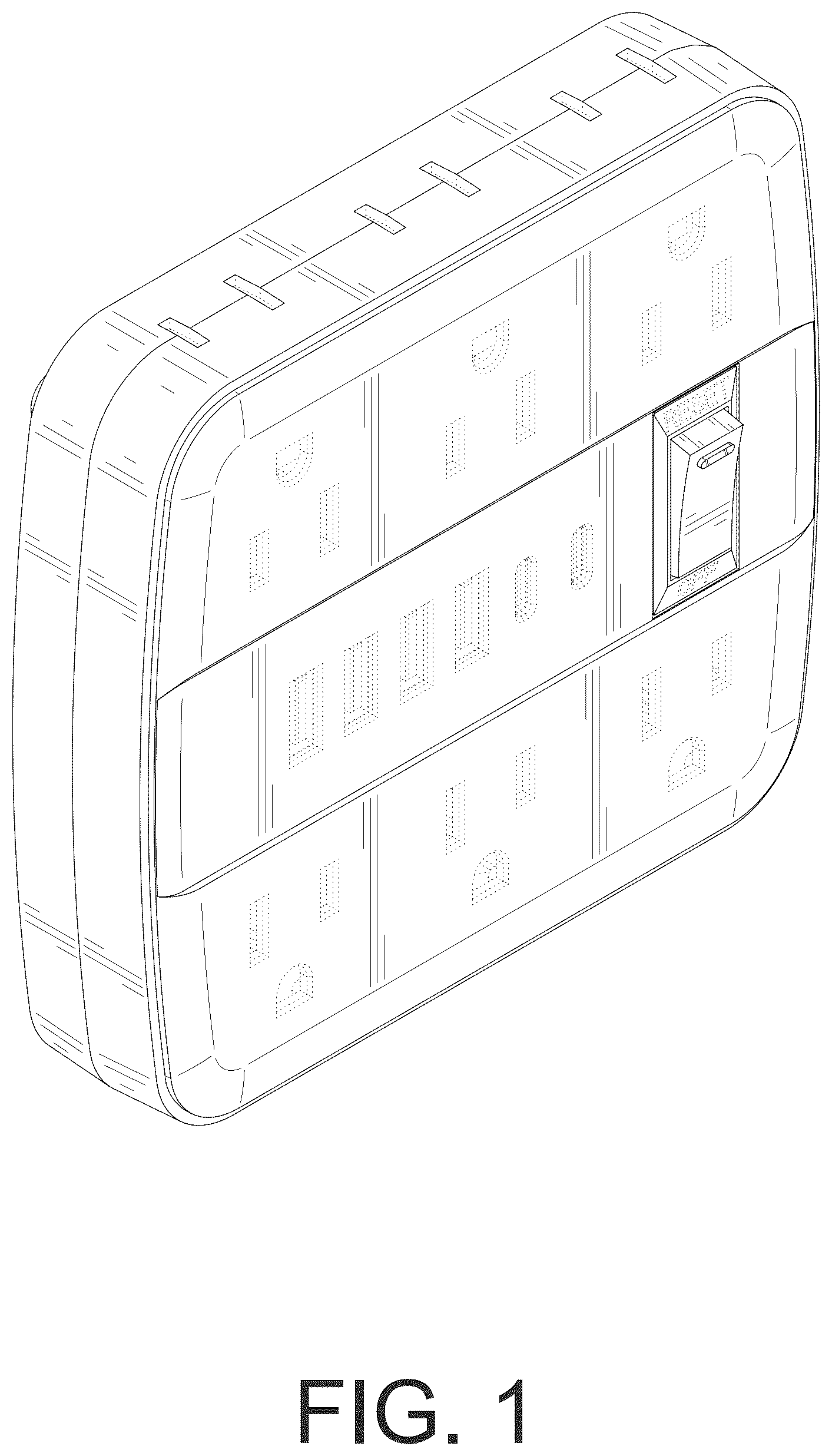 Patent USD1076821 — Power strip — Figure 1