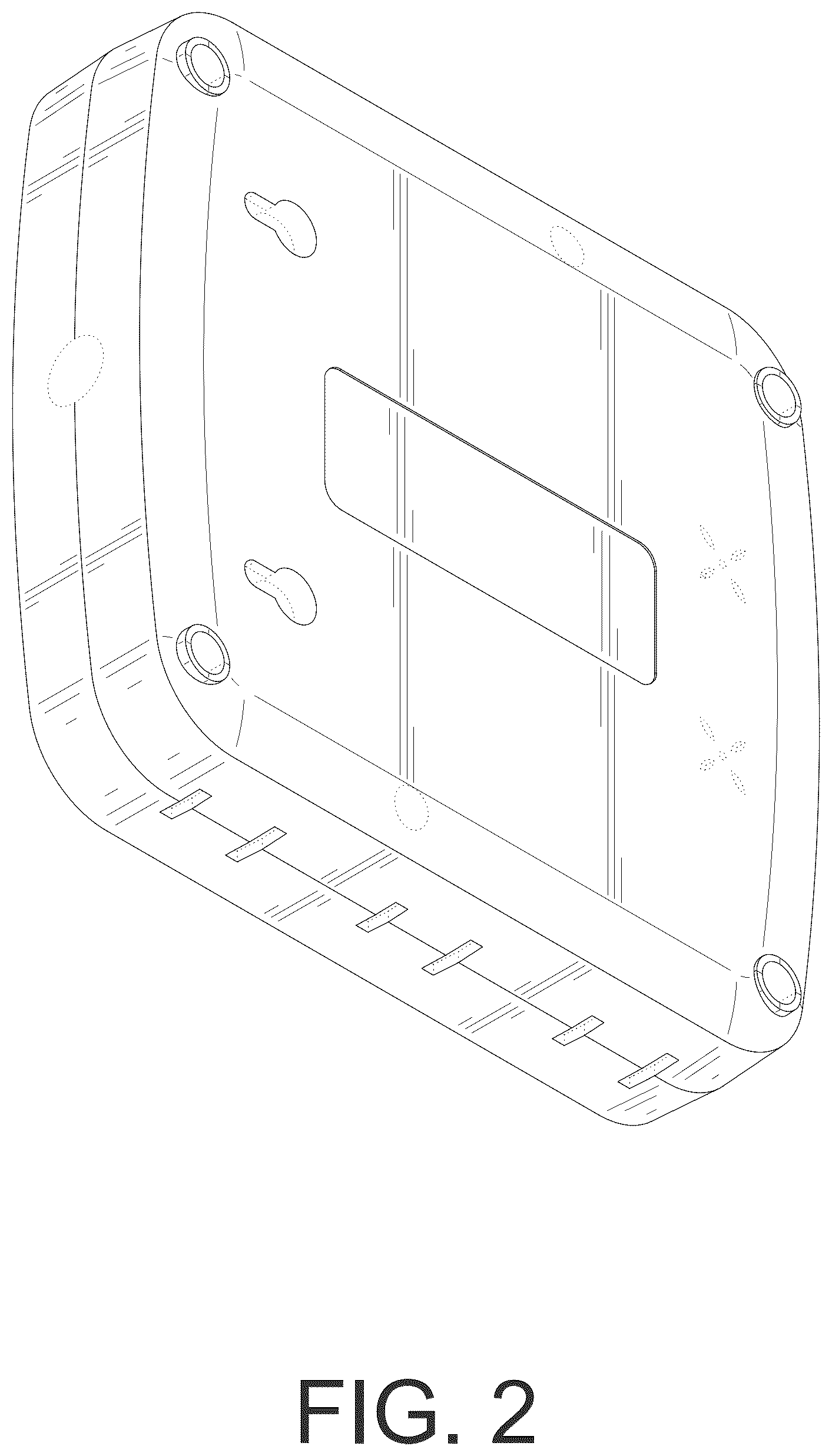 Patent USD1076821 Figure 2 – Power strip