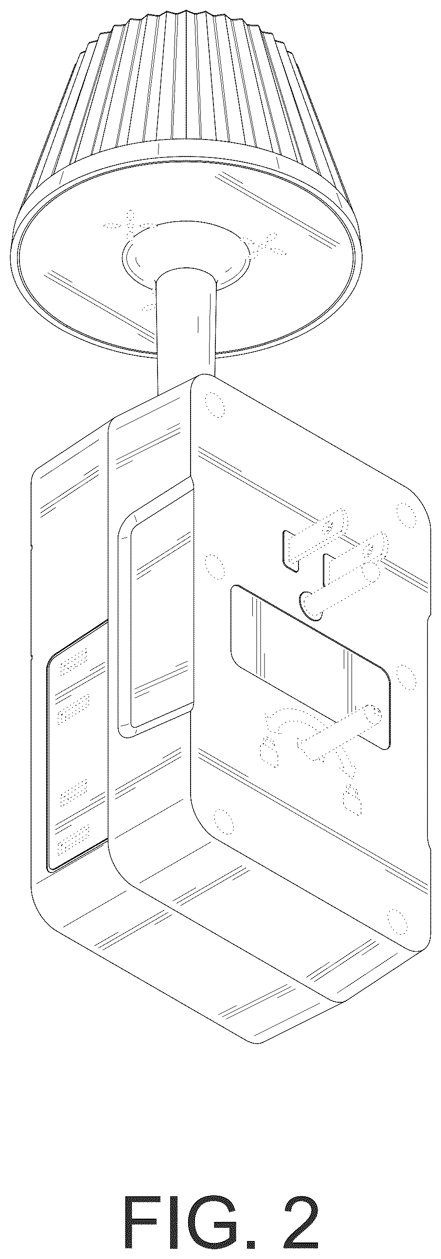 Patent USD1076822 Figure 2 – Power strip