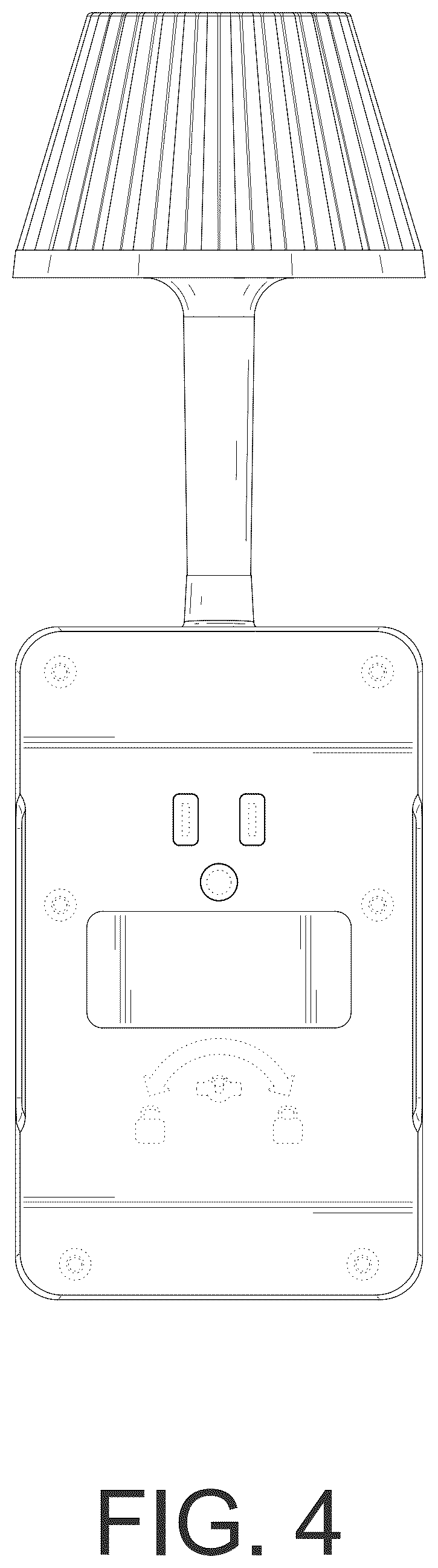 Patent USD1076822 Figure 4 – Power strip