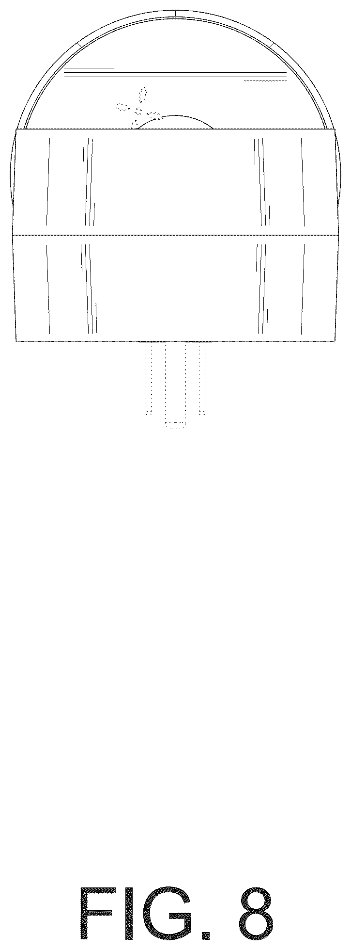 Patent USD1076822 Figure 8 – Power strip