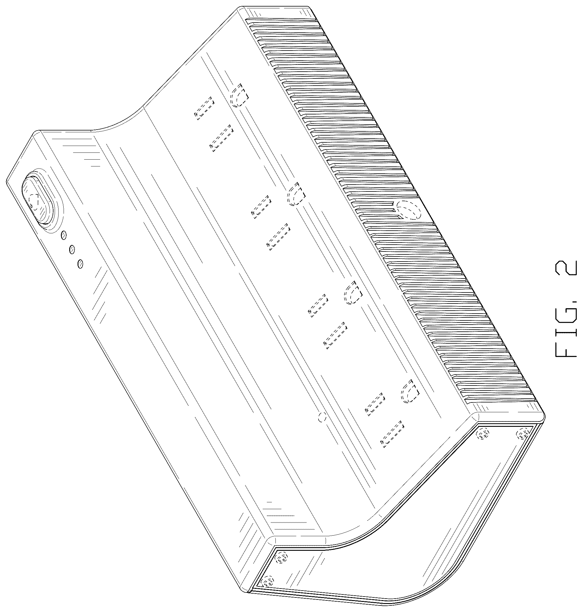 Patent USD1076823 Figure 2 – Power strip