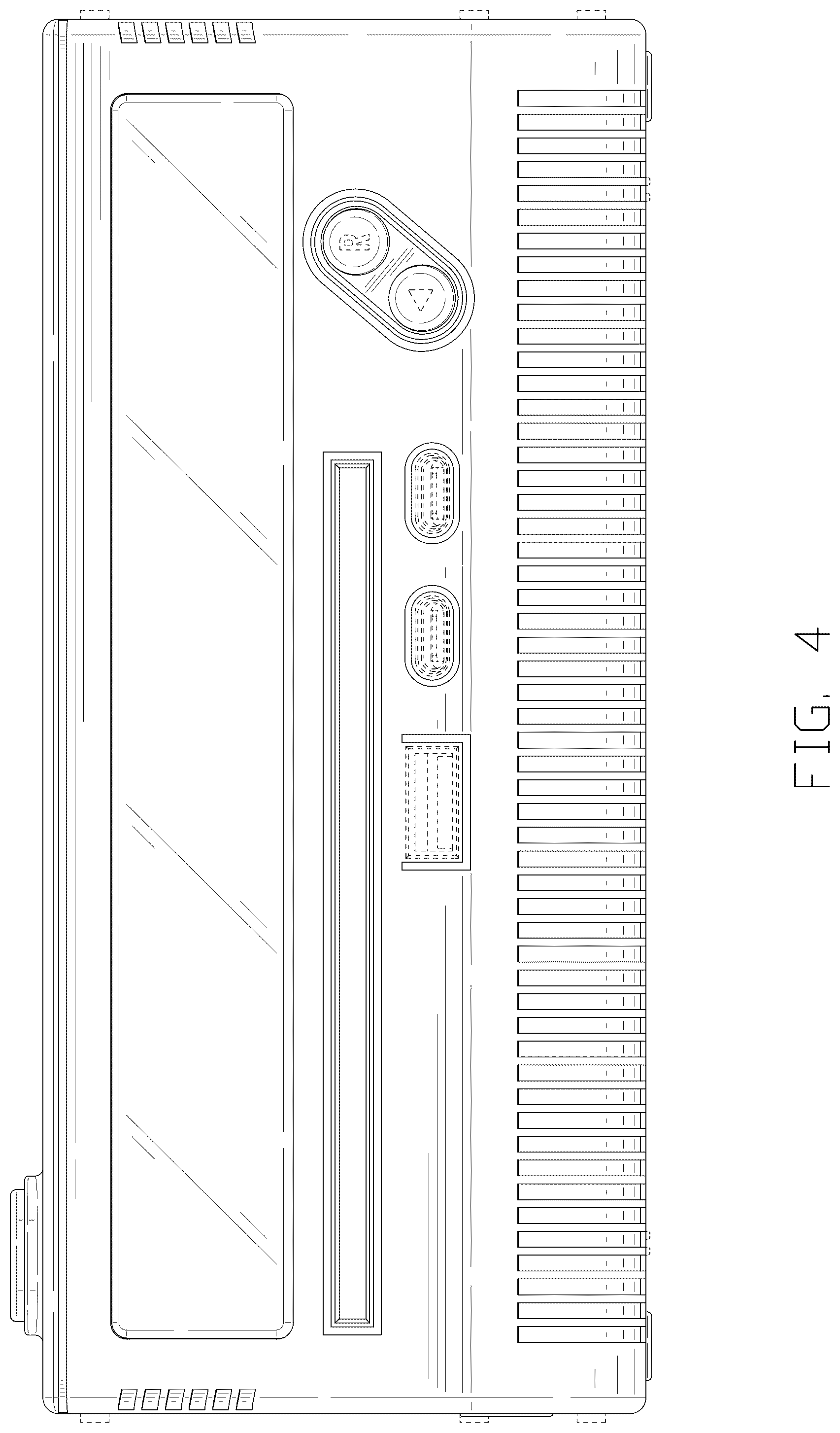 Patent USD1076823 Figure 4 – Power strip
