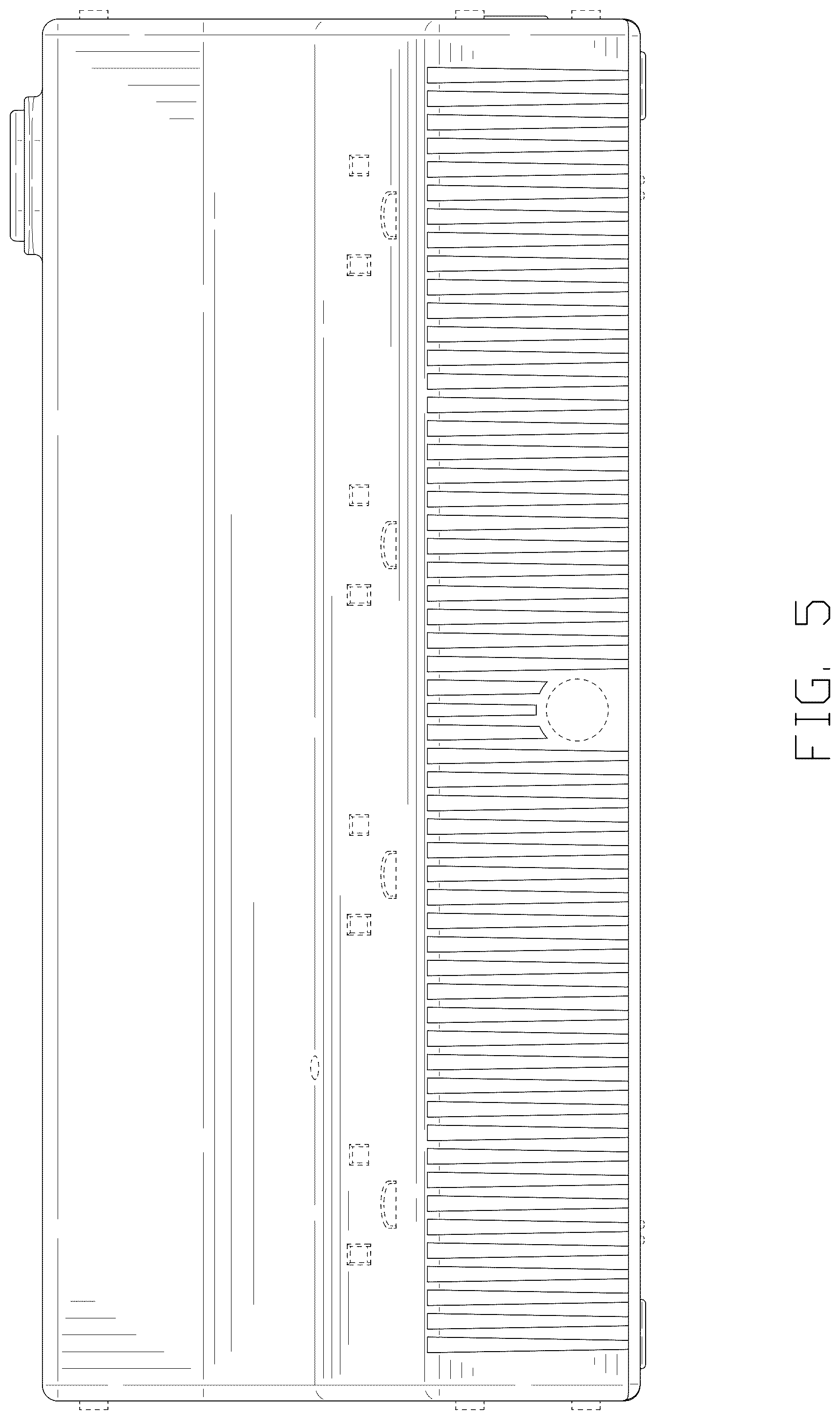 Patent USD1076823 Figure 5 – Power strip