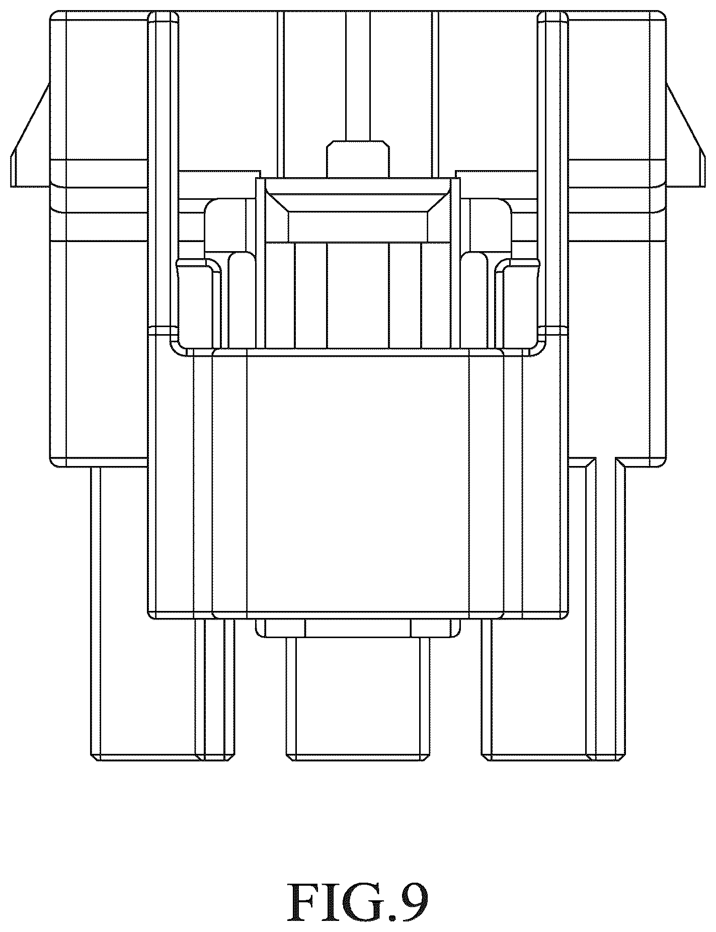 Patent USD1076824 Figure 9 – Electrical connector