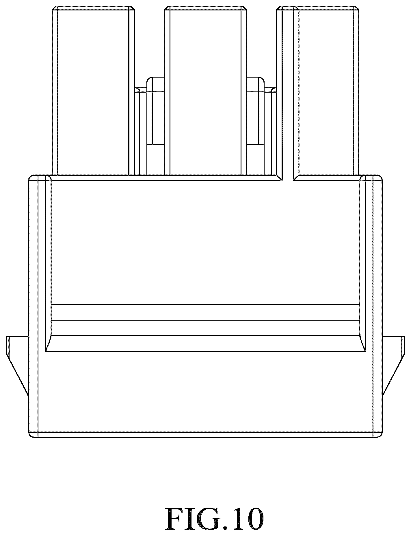 Patent USD1076824 Figure 10 – Electrical connector