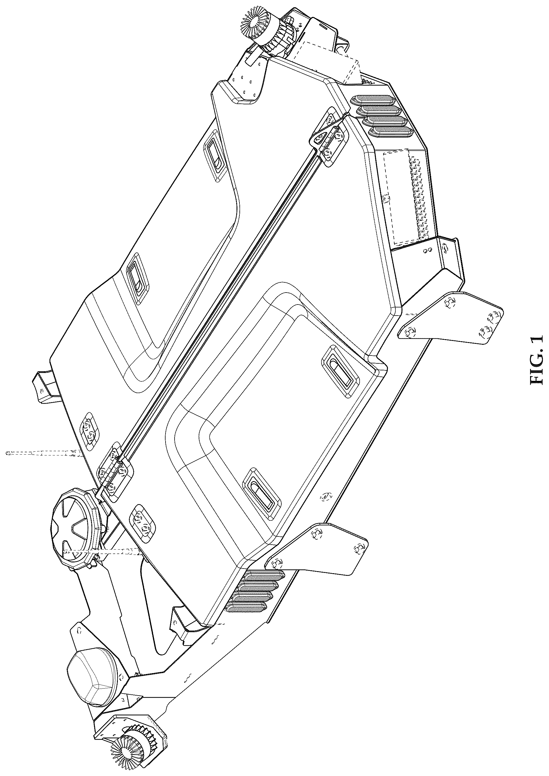 Patent USD1076825 Figure 1 – Electrical component box