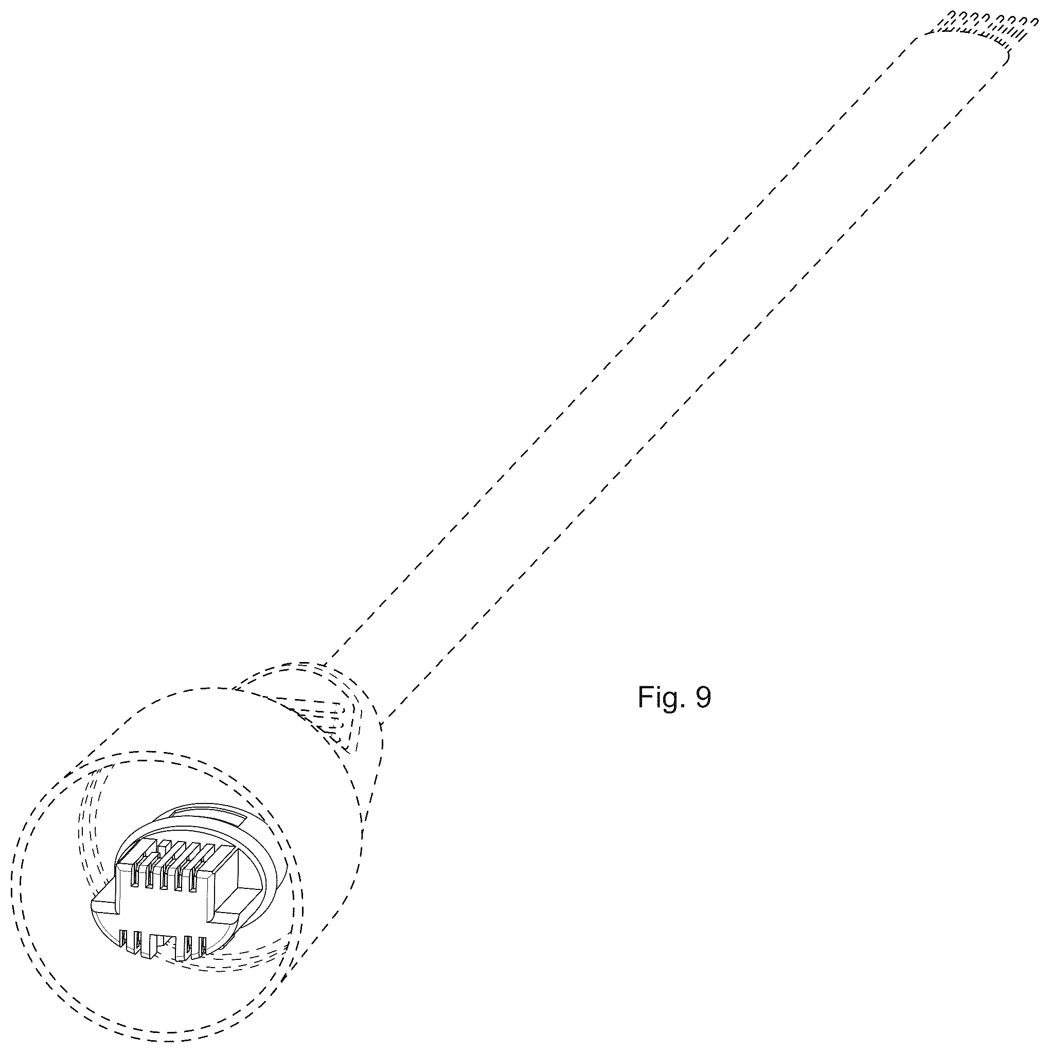 Patent USD1076826 Figure 6 – Medical device electronic connector plug