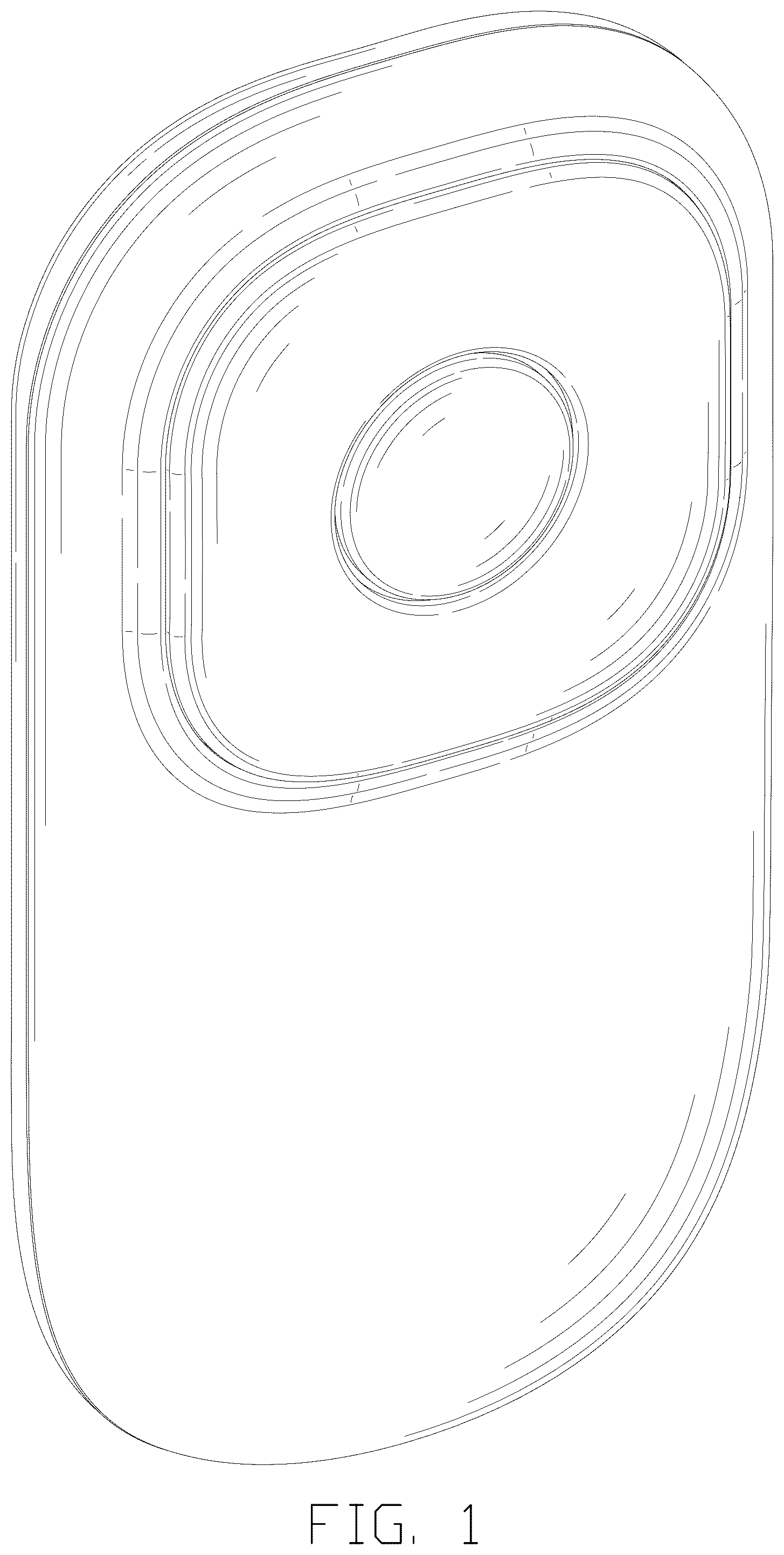 Patent USD1076833 Figure 1 – Remote control for foot stimulator