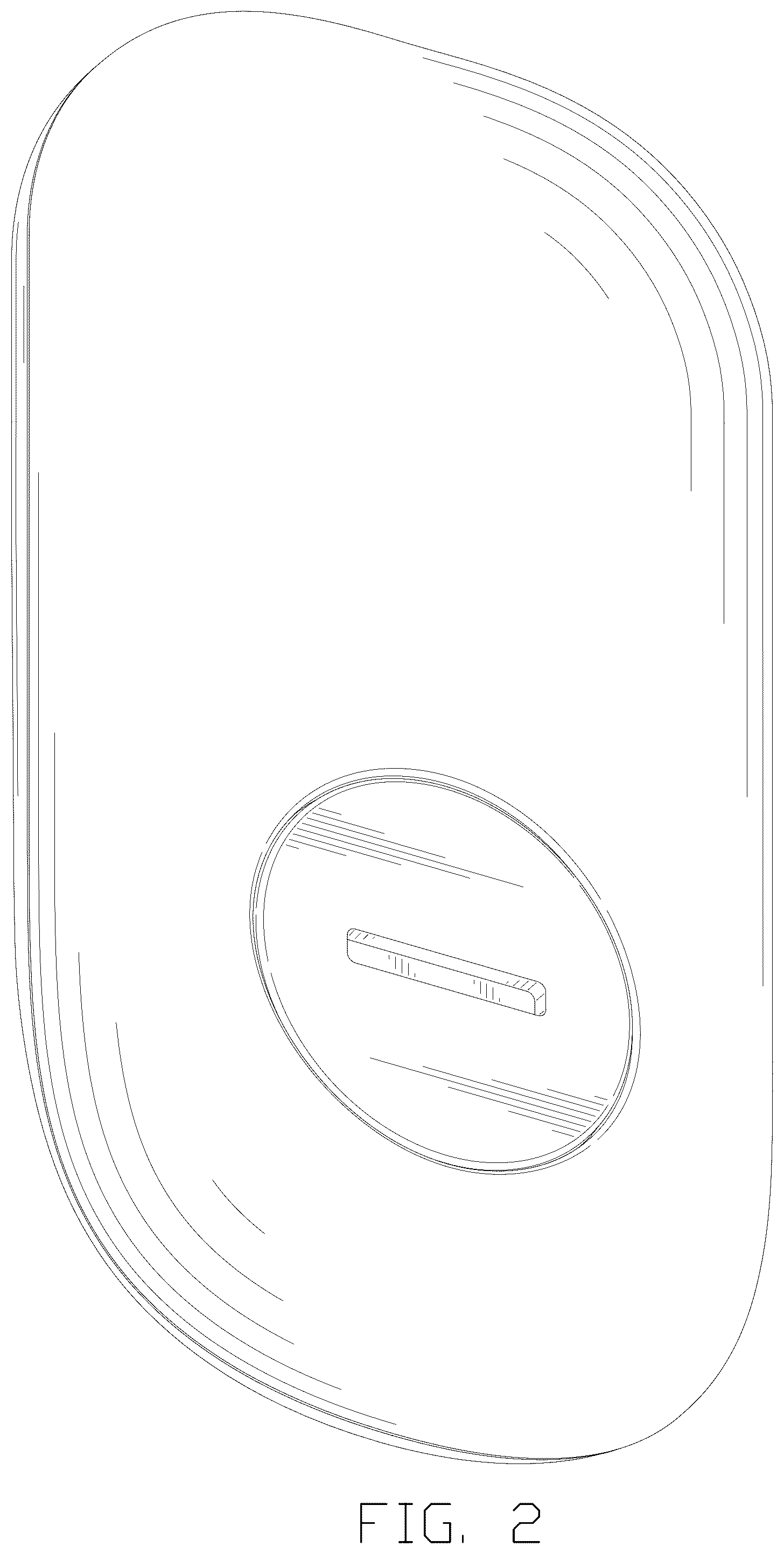 Patent USD1076833 Figure 2 – Remote control for foot stimulator