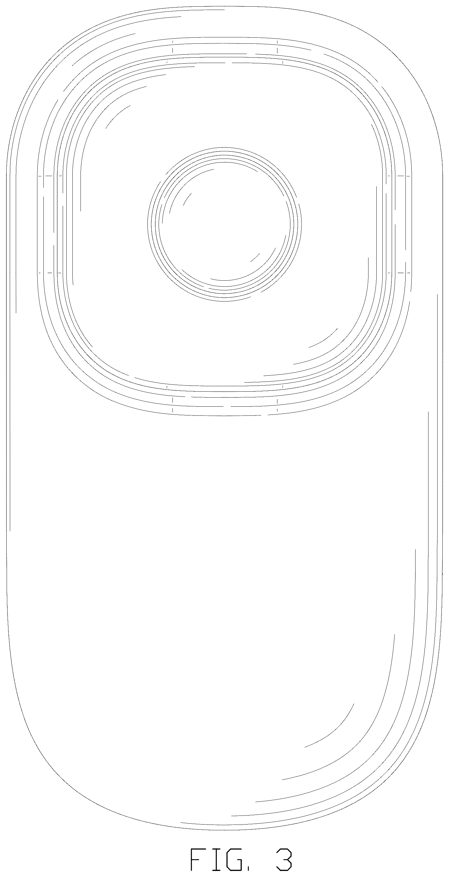 Patent USD1076833 Figure 3 – Remote control for foot stimulator