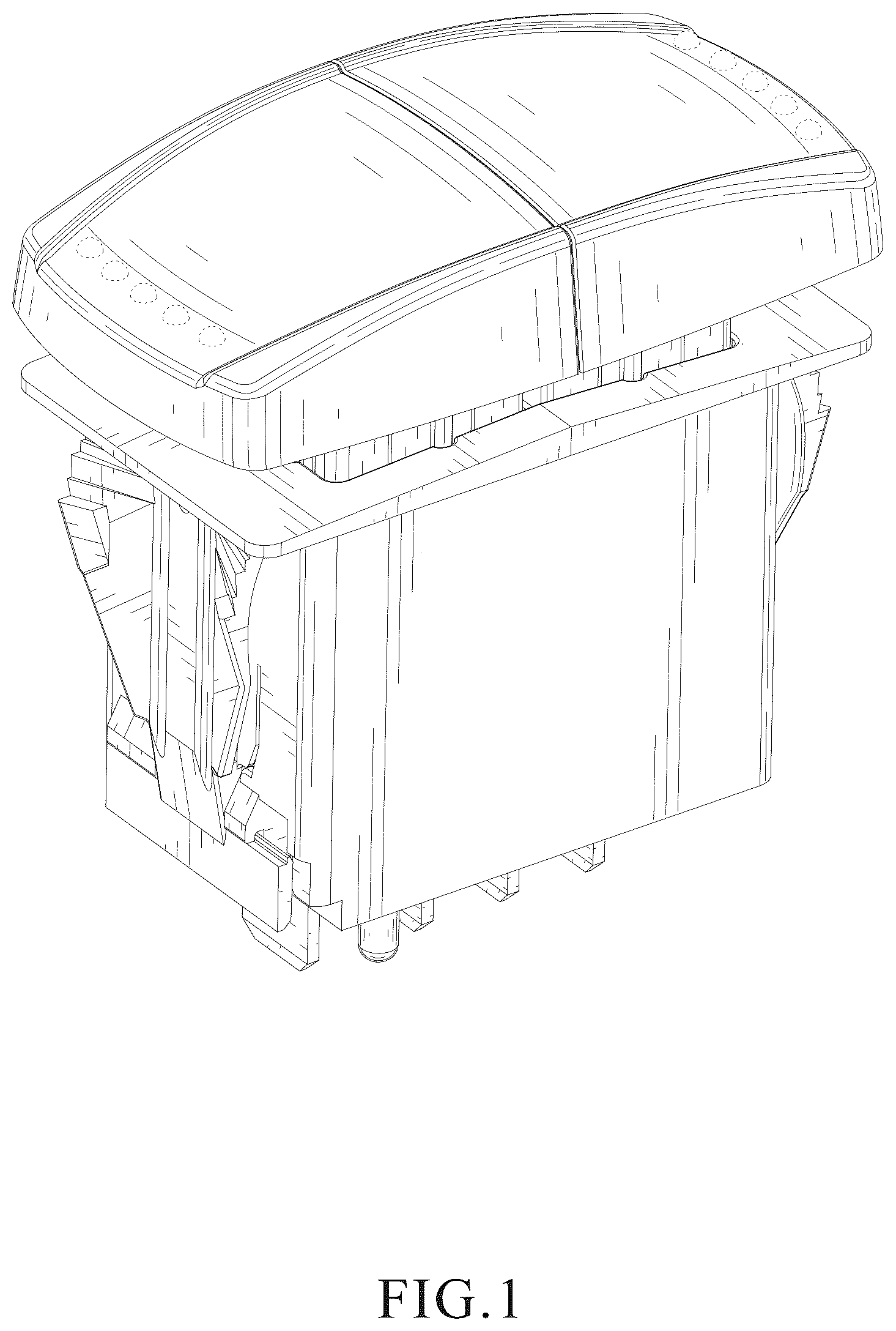 Patent USD1076835 Figure 1 – Control switch for car light