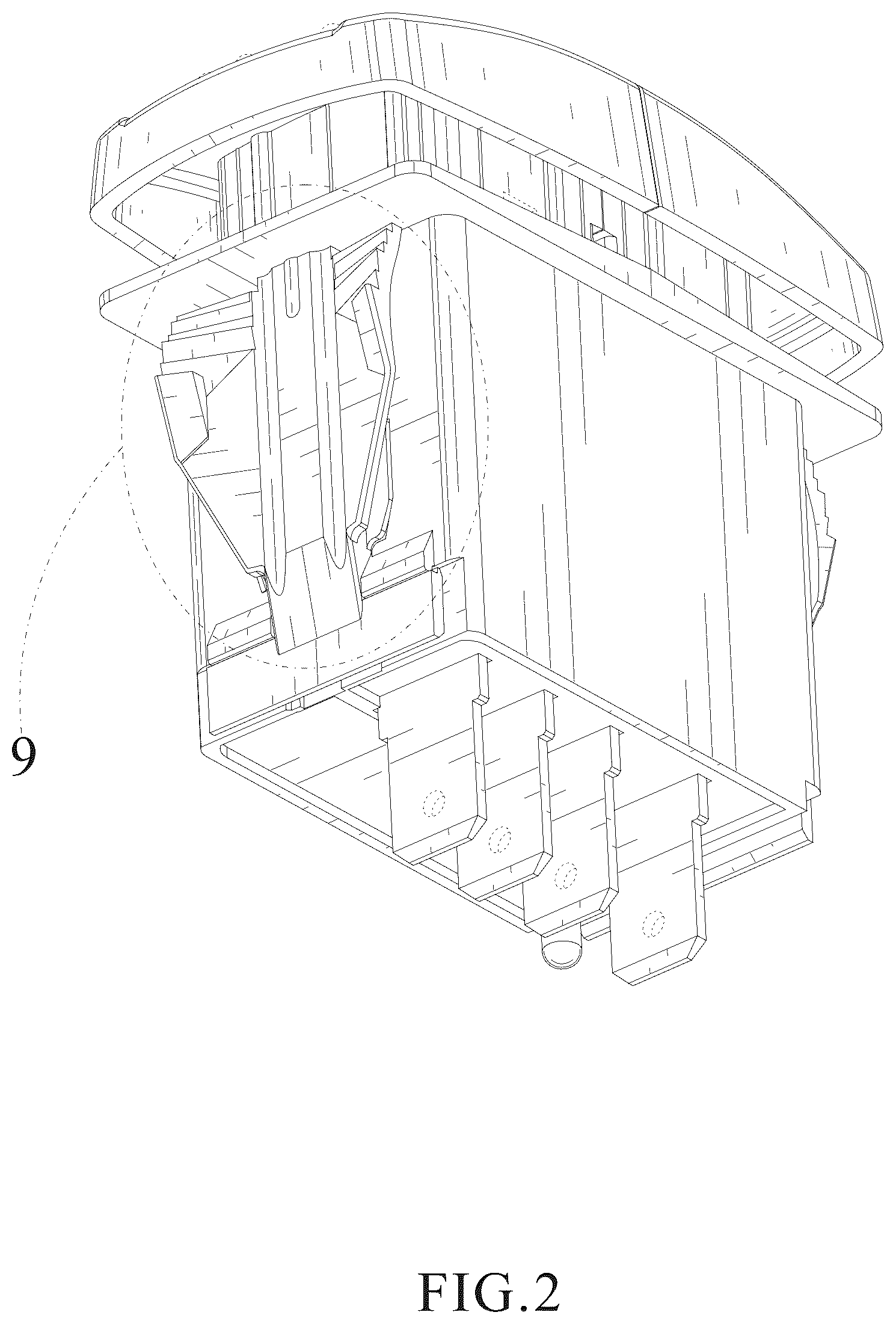 Patent USD1076835 Figure 2 – Control switch for car light