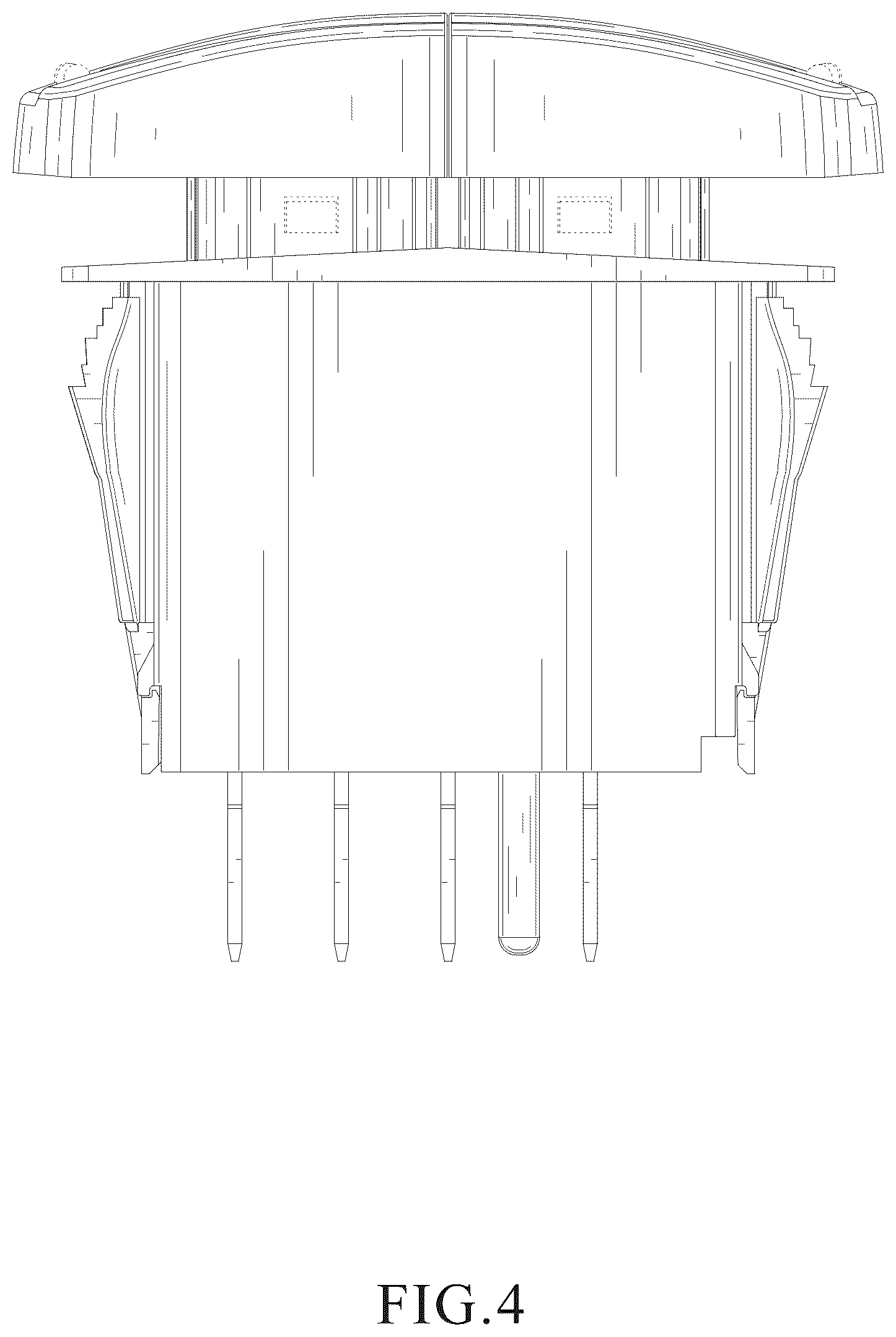 Patent USD1076835 Figure 4 – Control switch for car light