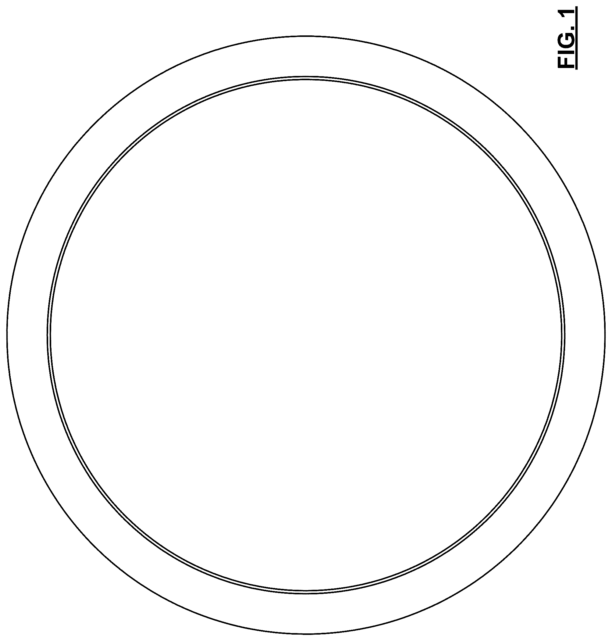 Patent USD1076837 Figure 1 – Baffle