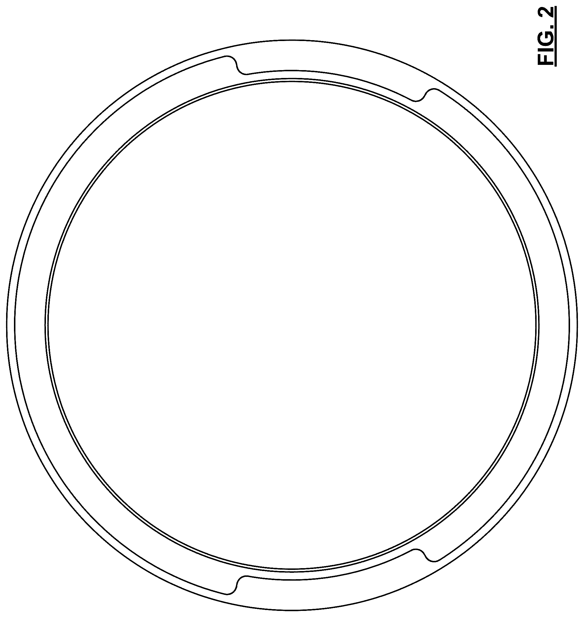 Patent USD1076837 Figure 2 – Baffle