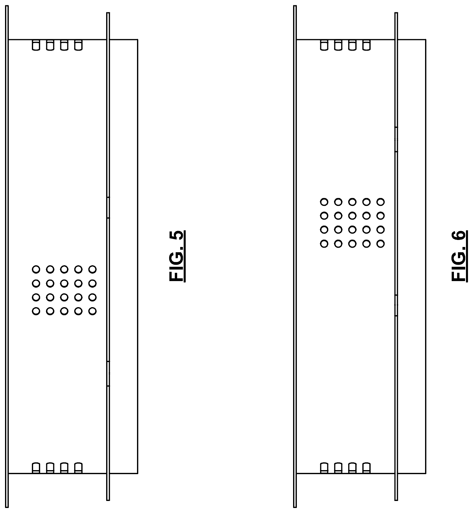 Patent USD1076837 Figure 4 – Baffle